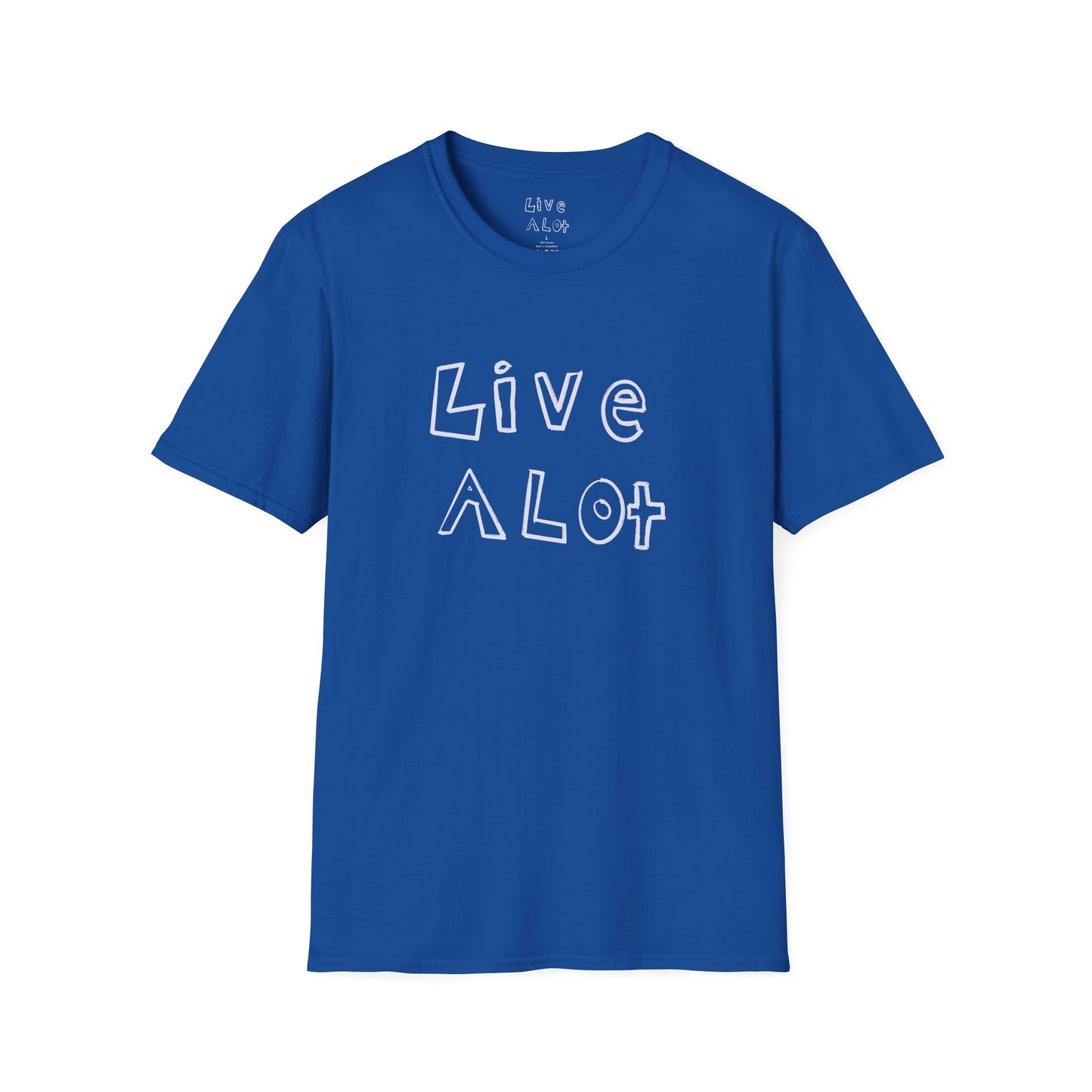Live A Lot - Soft-Style Tee (Multiple Color Options)