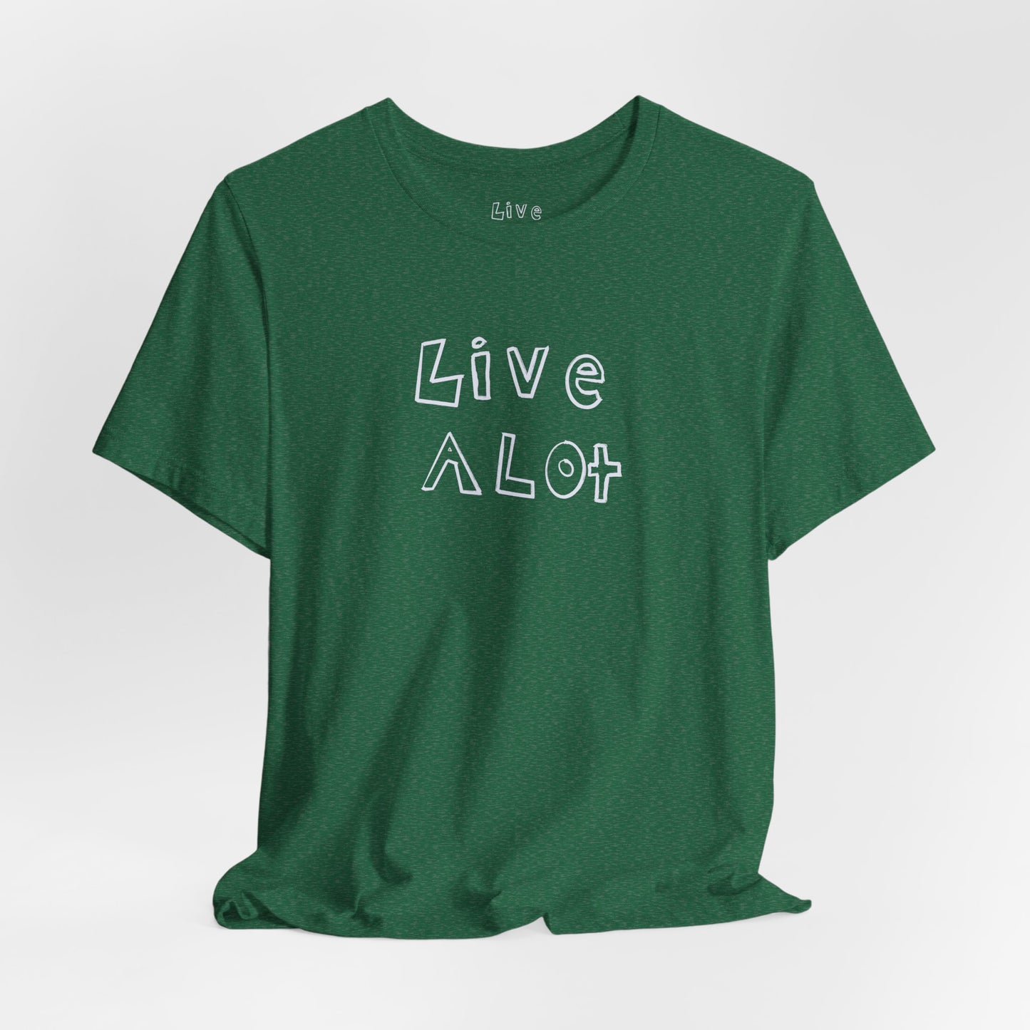 Live A Lot - Classic Jersey Tee (Multiple Color Options)