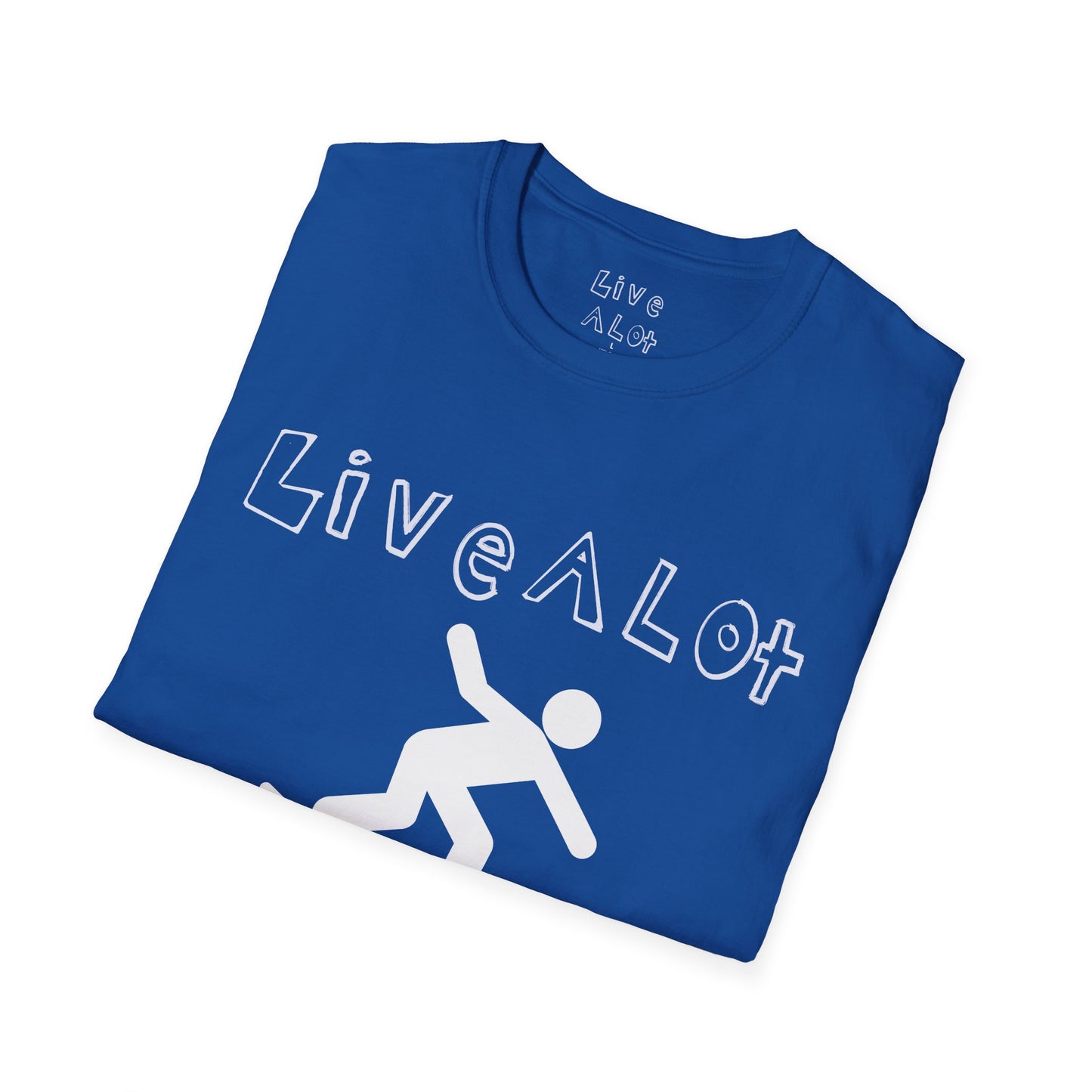 Live A Lot - Surfer Tee — Front & Back Print (Multiple Color Options)