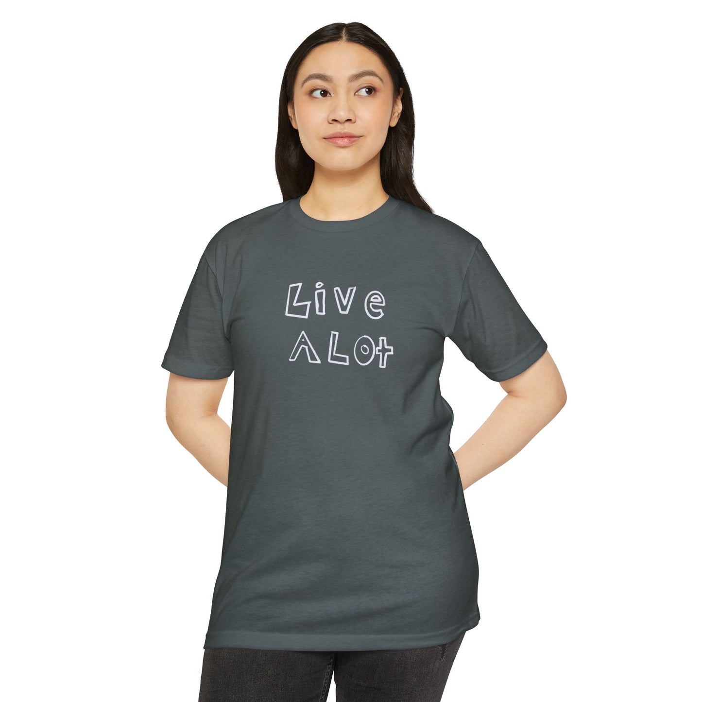 Live A Lot - CVC Jersey Tee (Multiple Color Options)