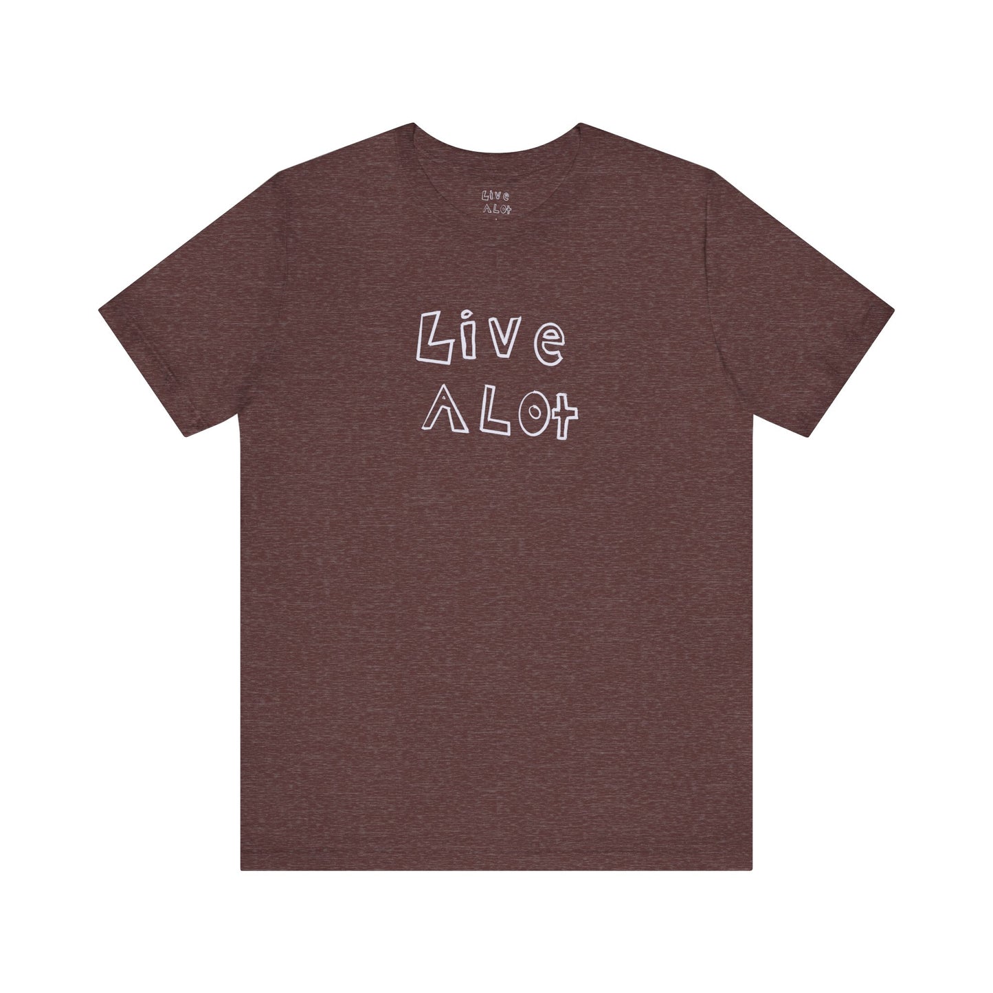Live A Lot - Classic Jersey Tee (Multiple Color Options)