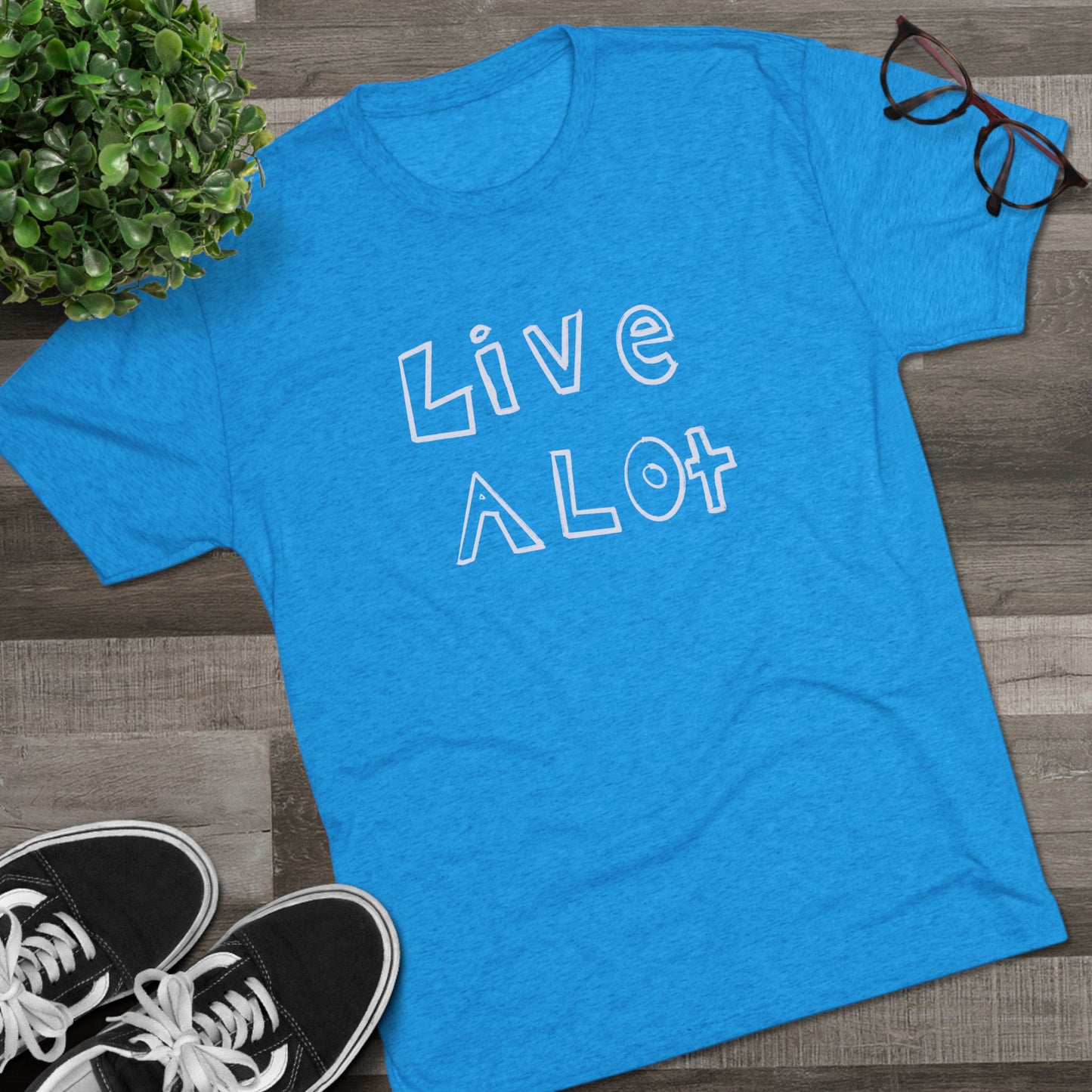 Live A Lot - Tri-Blend Tee (Multiple Color Options)