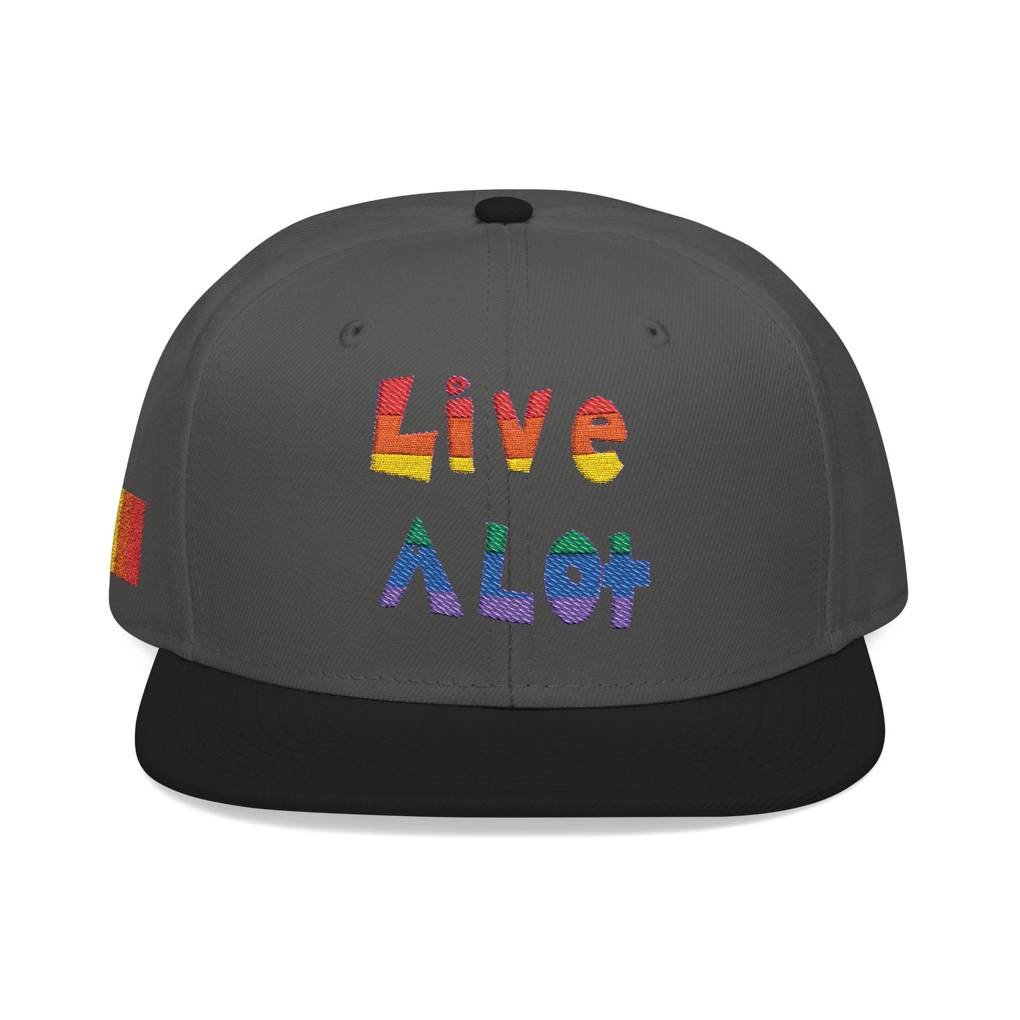 LIVE A LOT – Rainbow / Pride Edition Snapback (multiple color options)