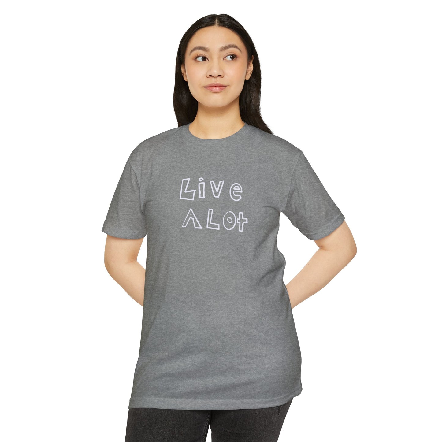 Live A Lot - CVC Jersey Tee (Multiple Color Options)