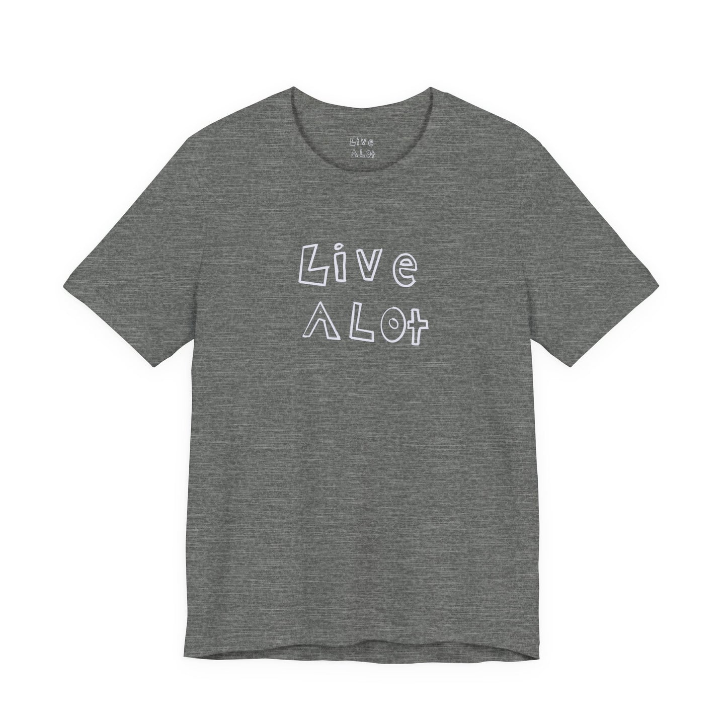 Live A Lot - Classic Jersey Tee (Multiple Color Options)