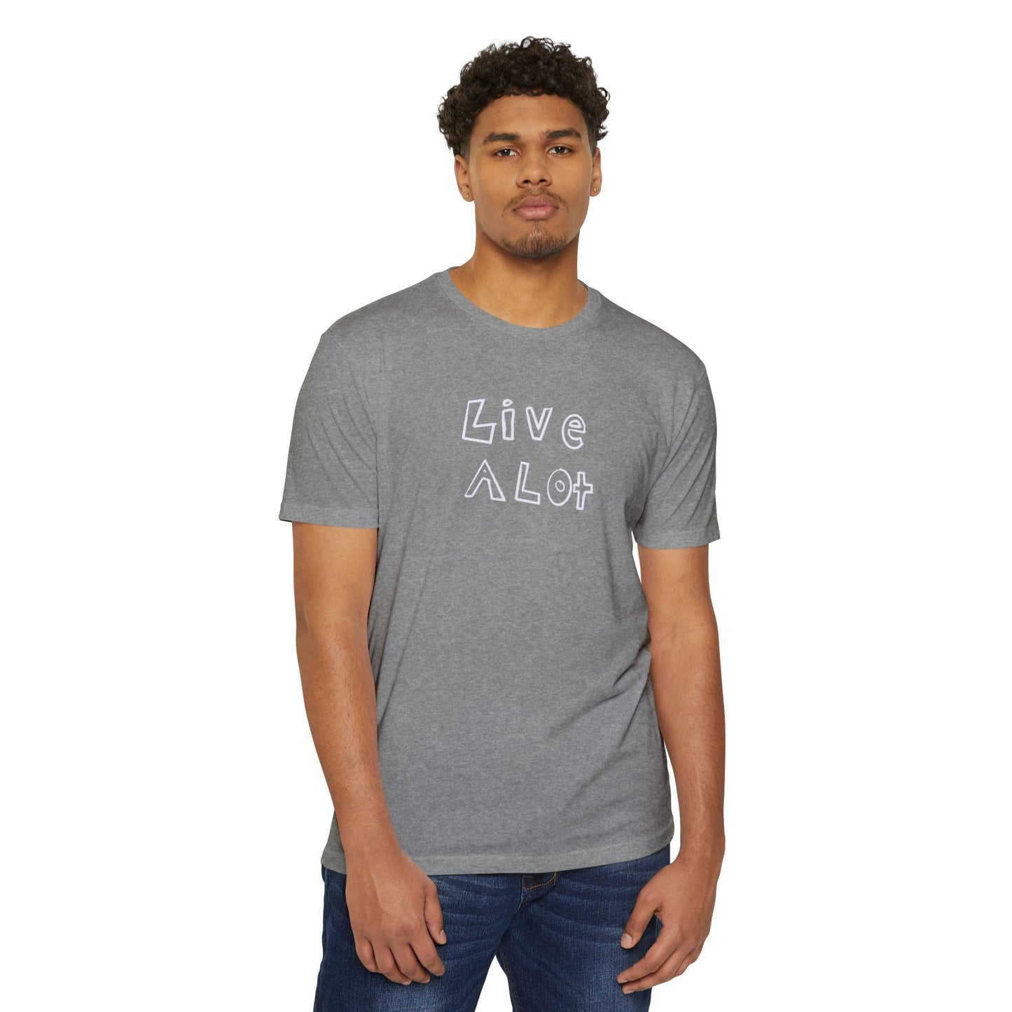 Live A Lot - CVC Jersey Tee (Multiple Color Options)