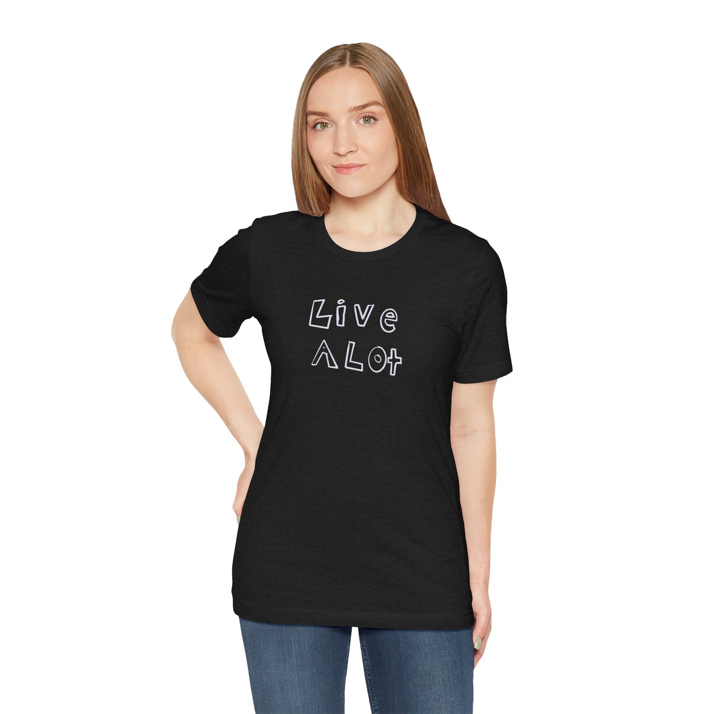 Live A Lot - Classic Jersey Tee (Multiple Color Options)