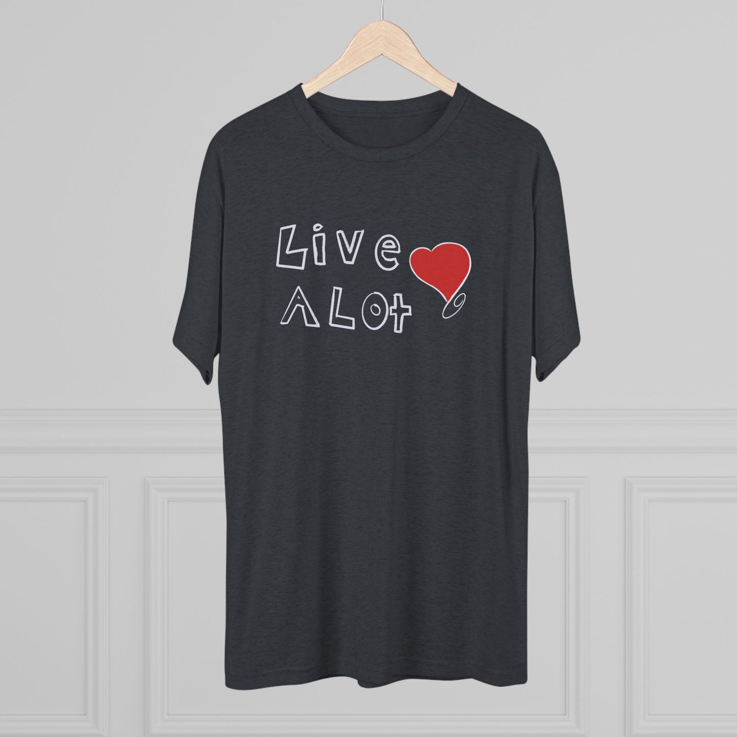 Live A Lot – Heart Edition Tee (Multiple Color Options)