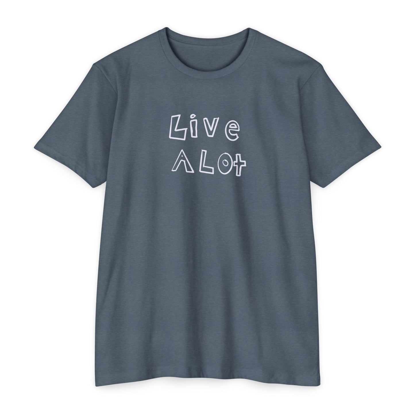 Live A Lot - CVC Jersey Tee (Multiple Color Options)