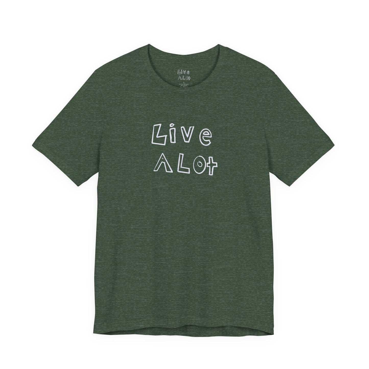 Live A Lot - Classic Jersey Tee (Multiple Color Options)