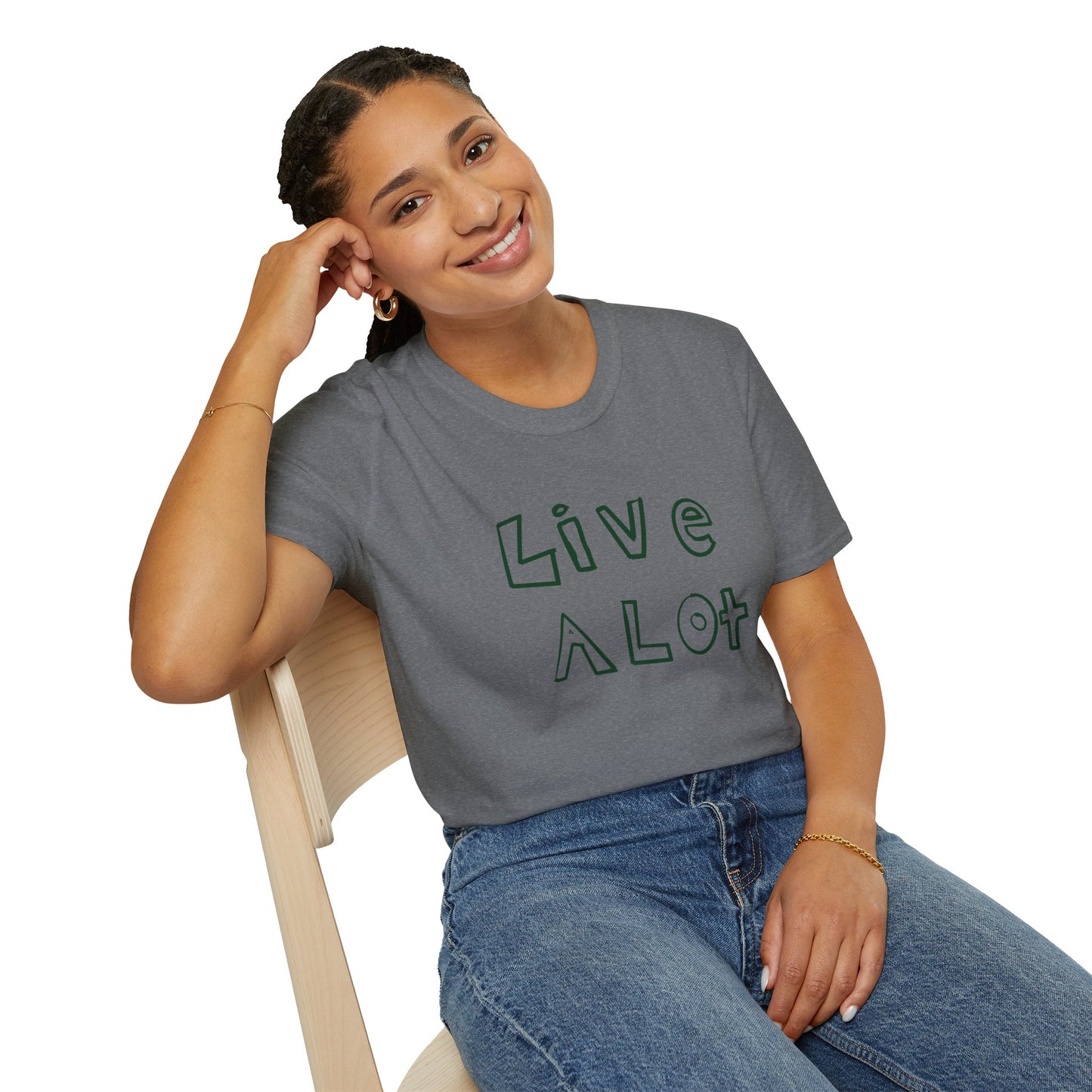 Live A Lot - Soft-Style Tee (Multiple Color Options)
