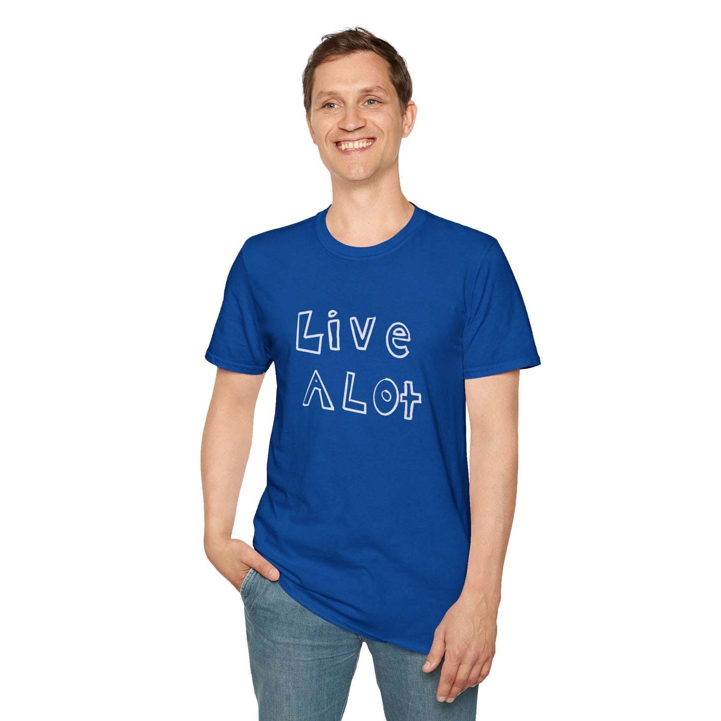 Live A Lot - Soft-Style Tee (Multiple Color Options)