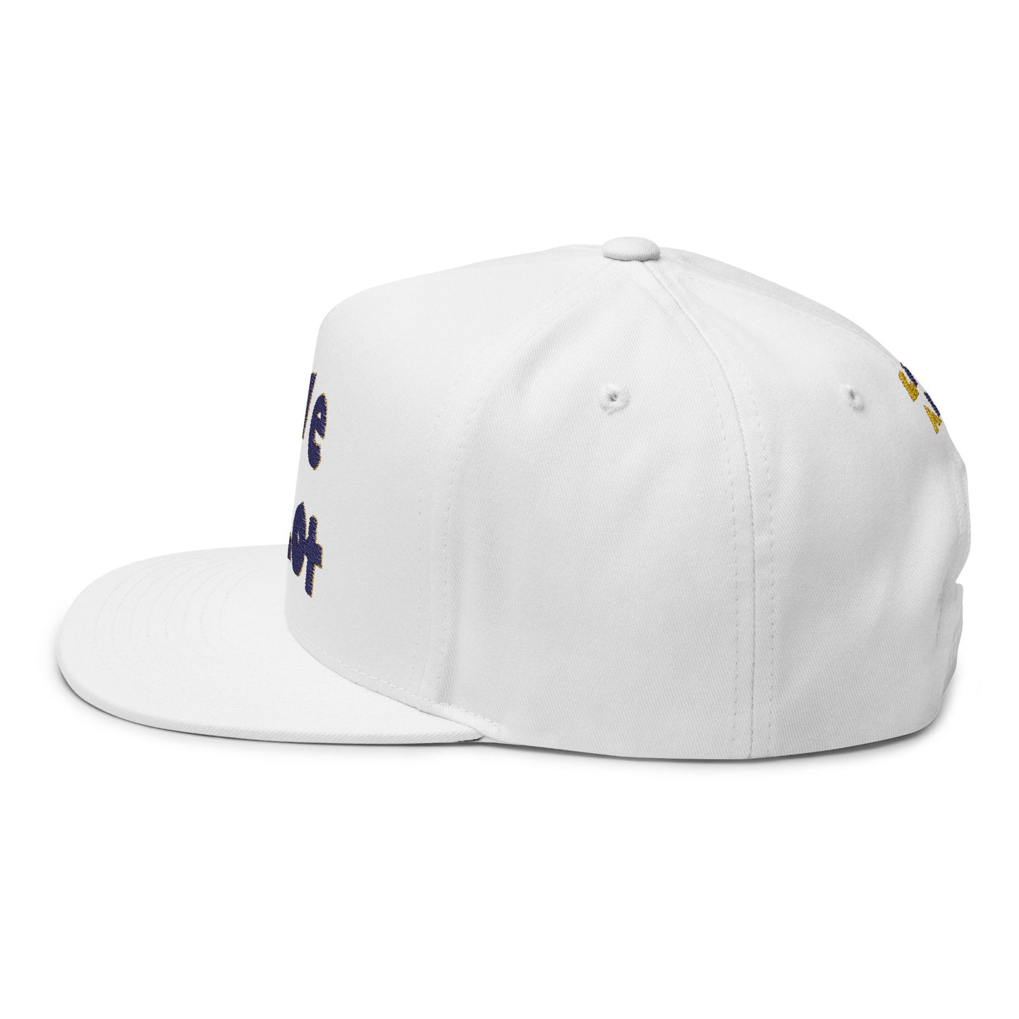 LIVE A LOT – LA – Flat Bill Cap (Purple & Gold)