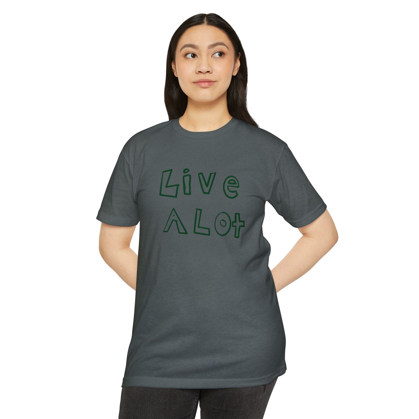 Live A Lot - CVC Jersey Tee (Multiple Color Options)
