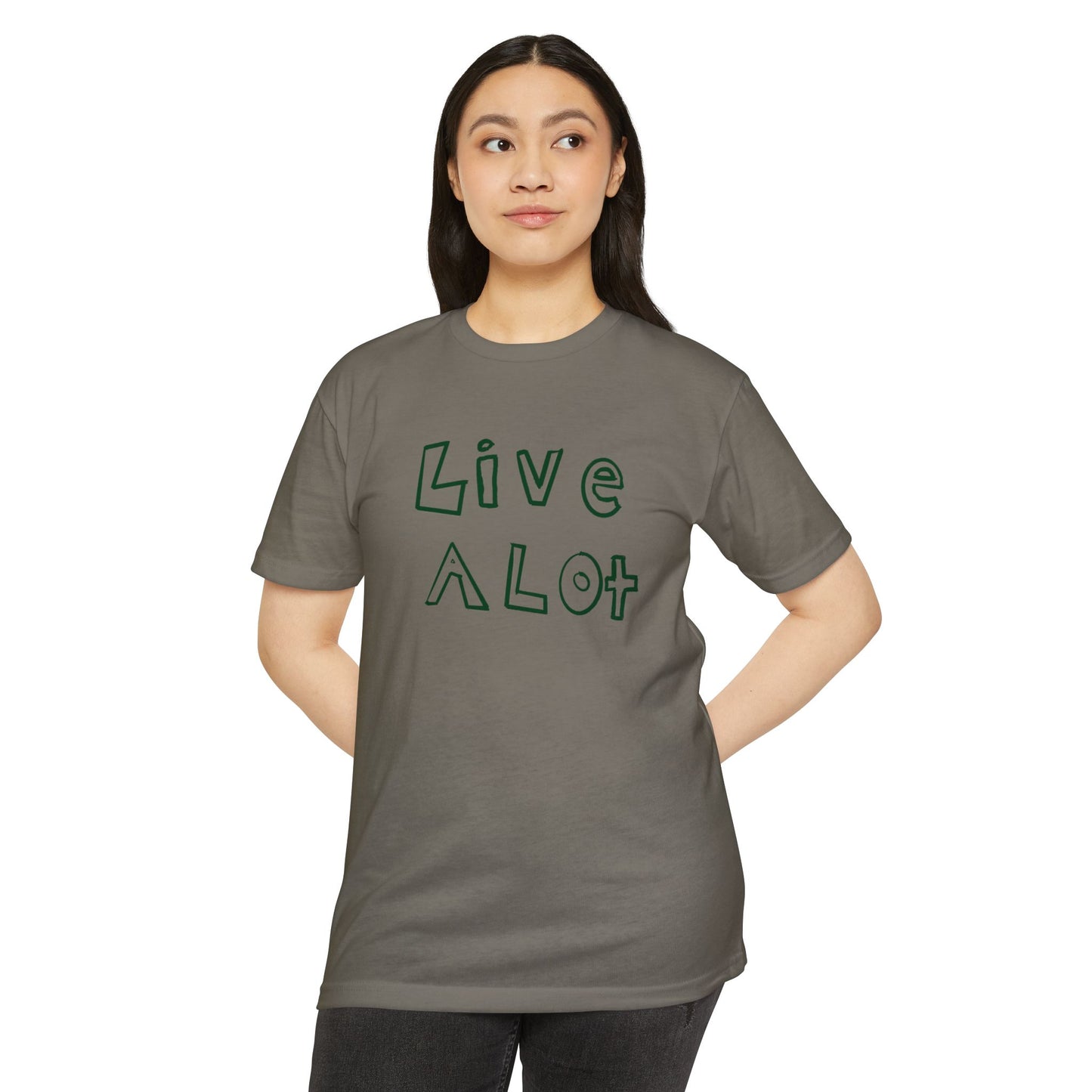 Live A Lot - CVC Jersey Tee (Multiple Color Options)