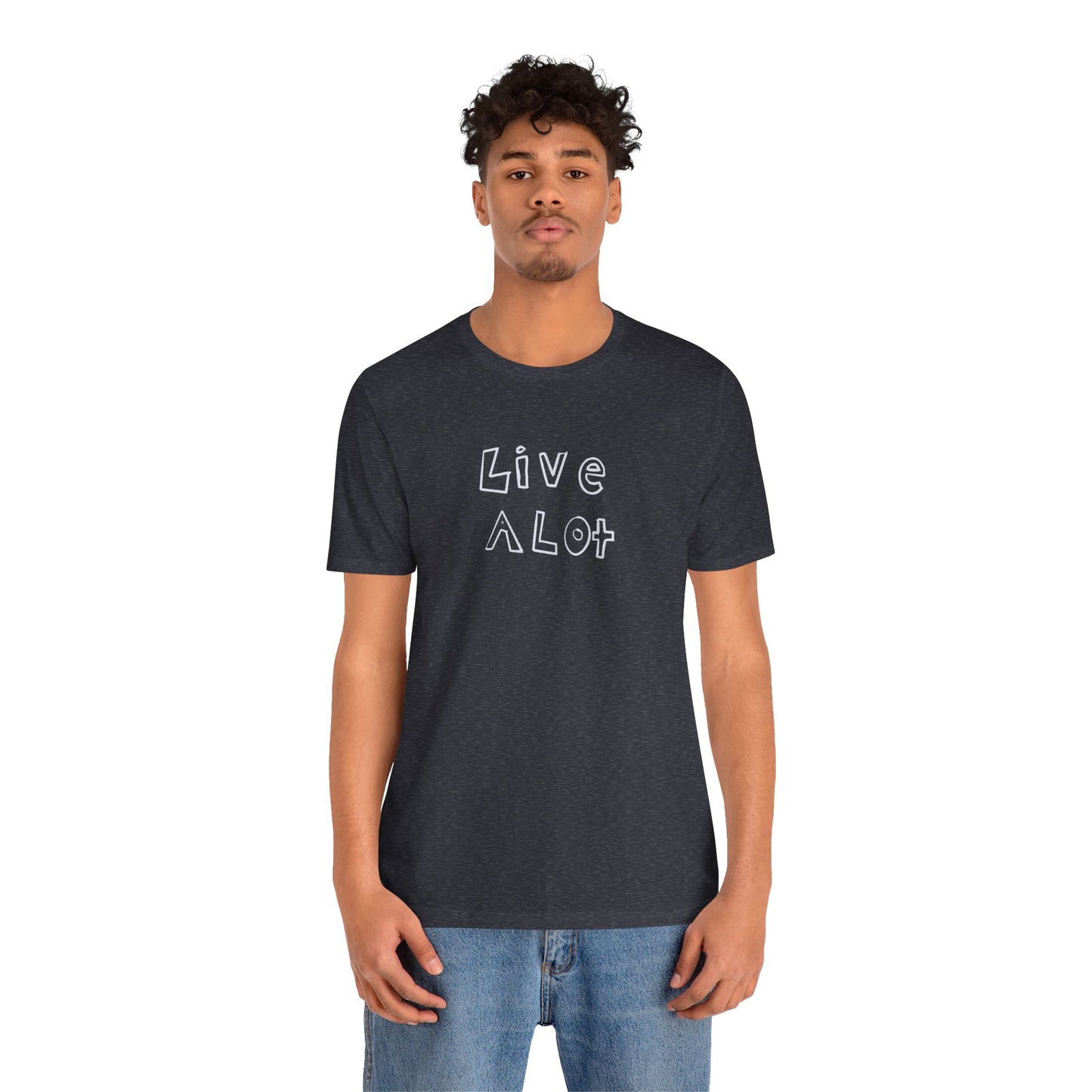 Live A Lot - Classic Jersey Tee (Multiple Color Options)