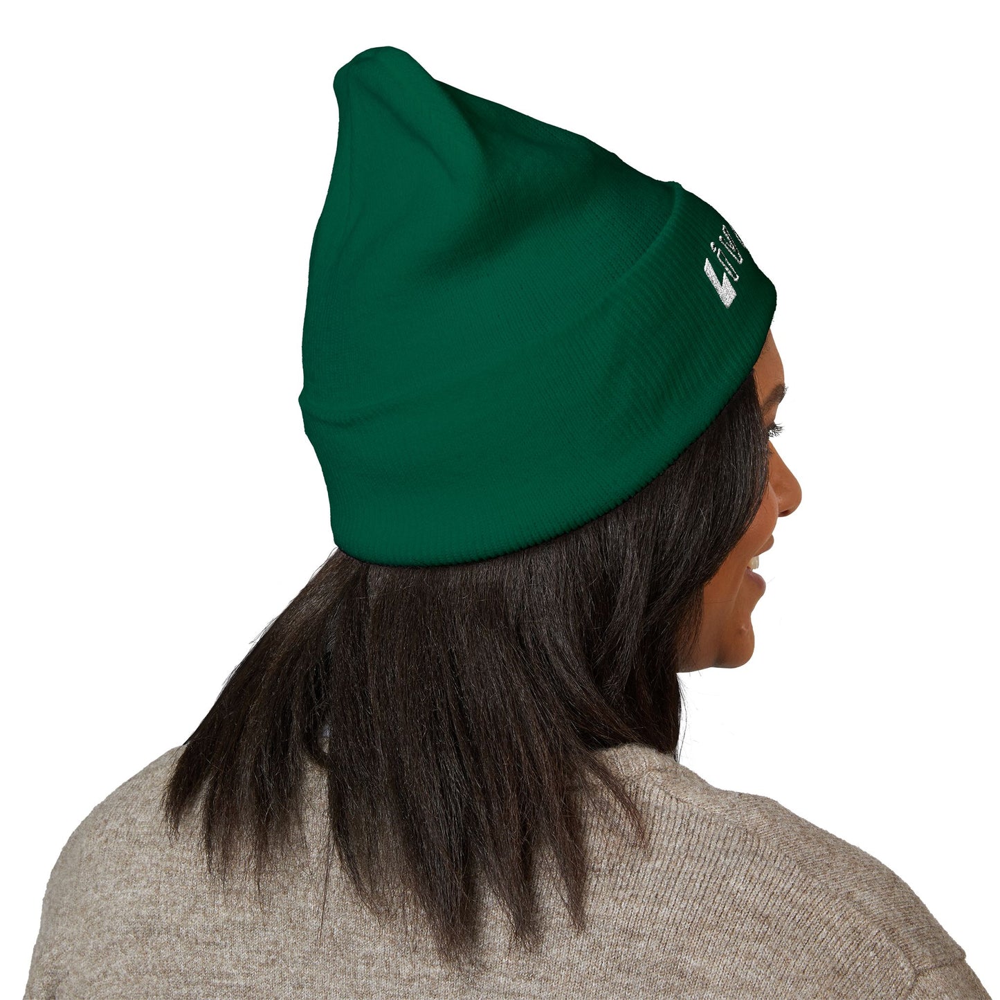 LIVE A LOT - Embroidered Beanie – WHITE (various color options)