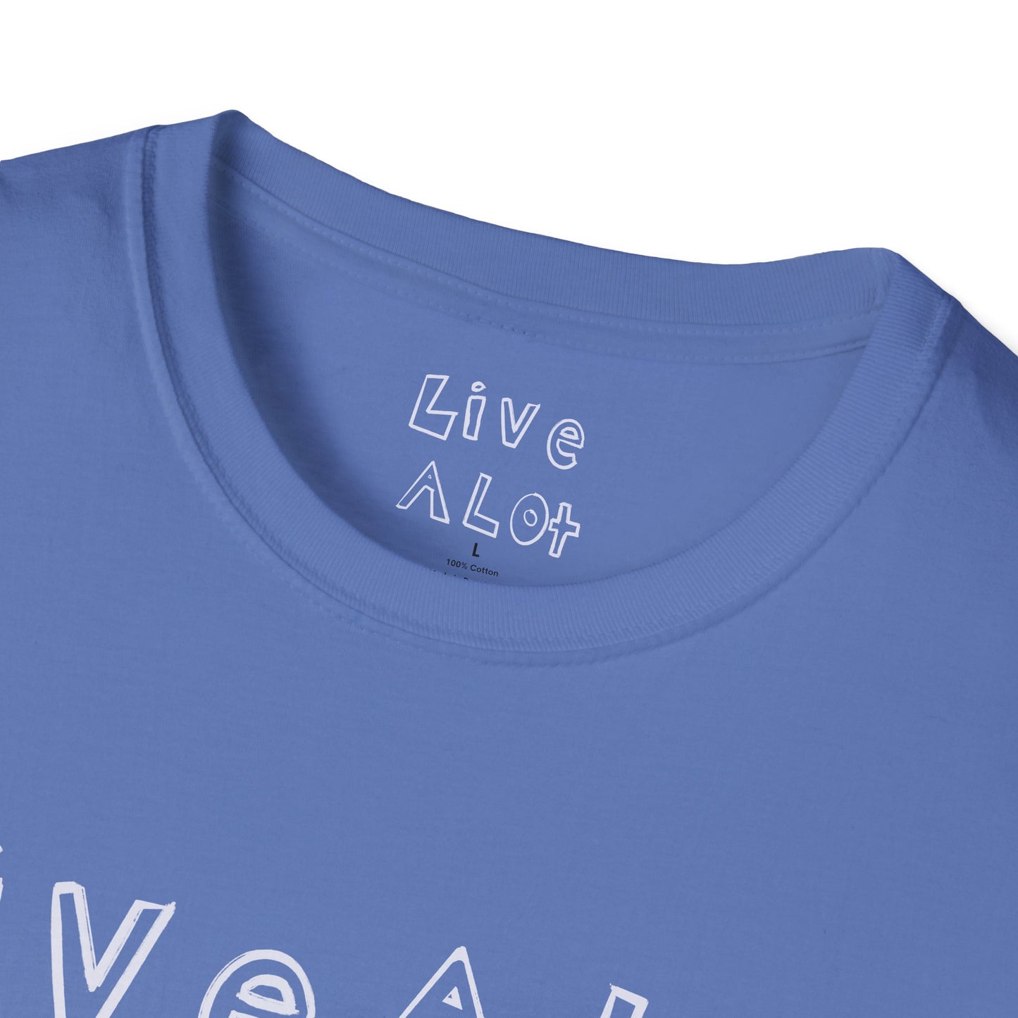 Live A Lot - Surfer Tee — Front & Back Print (Multiple Color Options)