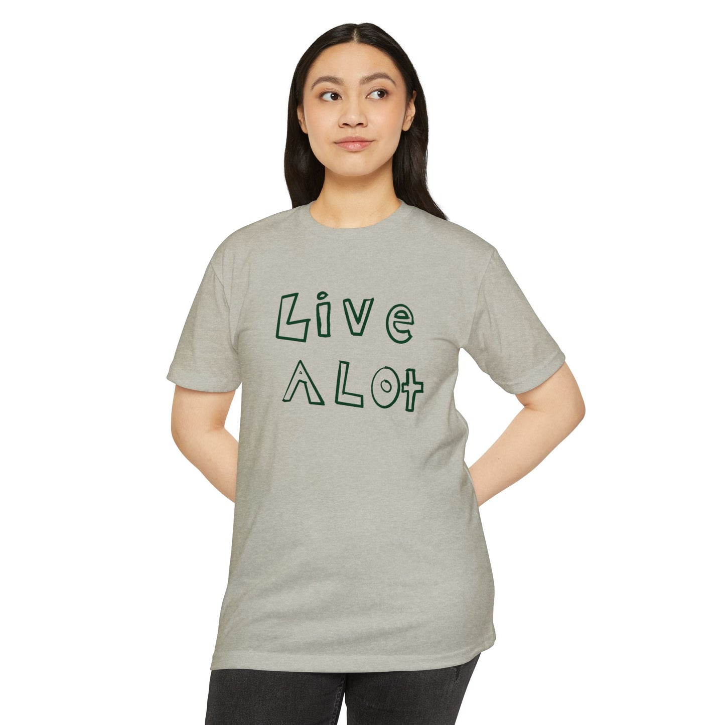 Live A Lot - CVC Jersey Tee (Multiple Color Options)
