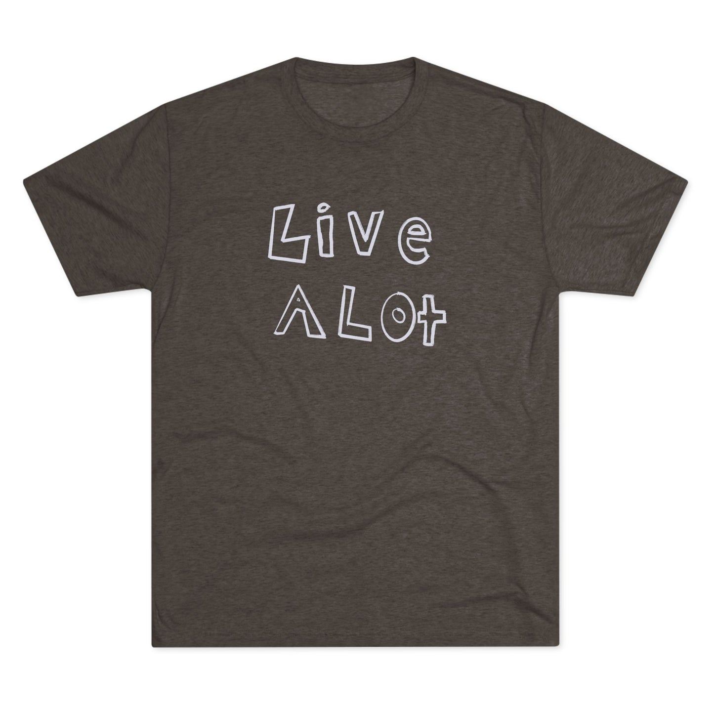 Live A Lot - Tri-Blend Tee (Multiple Color Options)