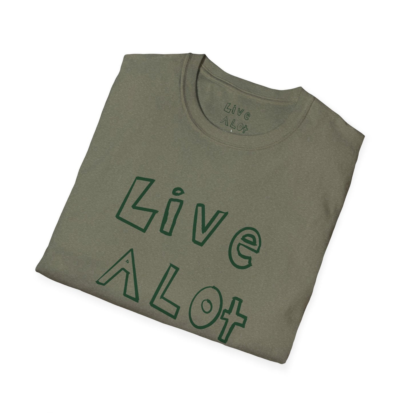 Live A Lot - Soft-Style Tee (Multiple Color Options)
