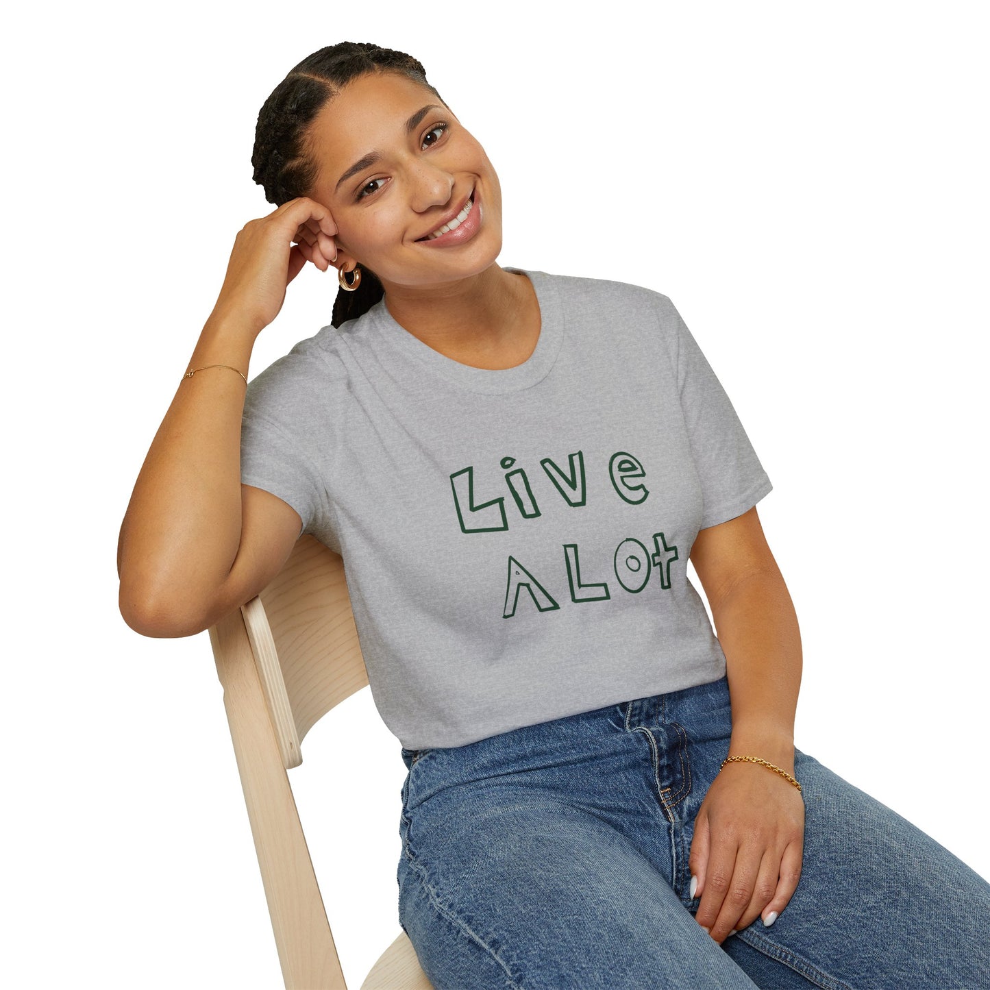 Live A Lot - Soft-Style Tee (Multiple Color Options)