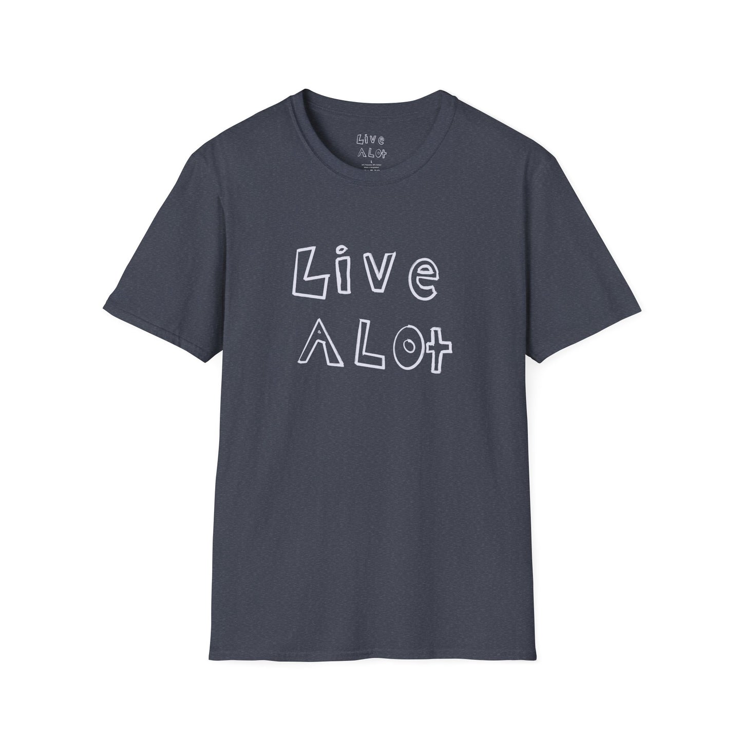 Live A Lot - Soft-Style Tee (Multiple Color Options)