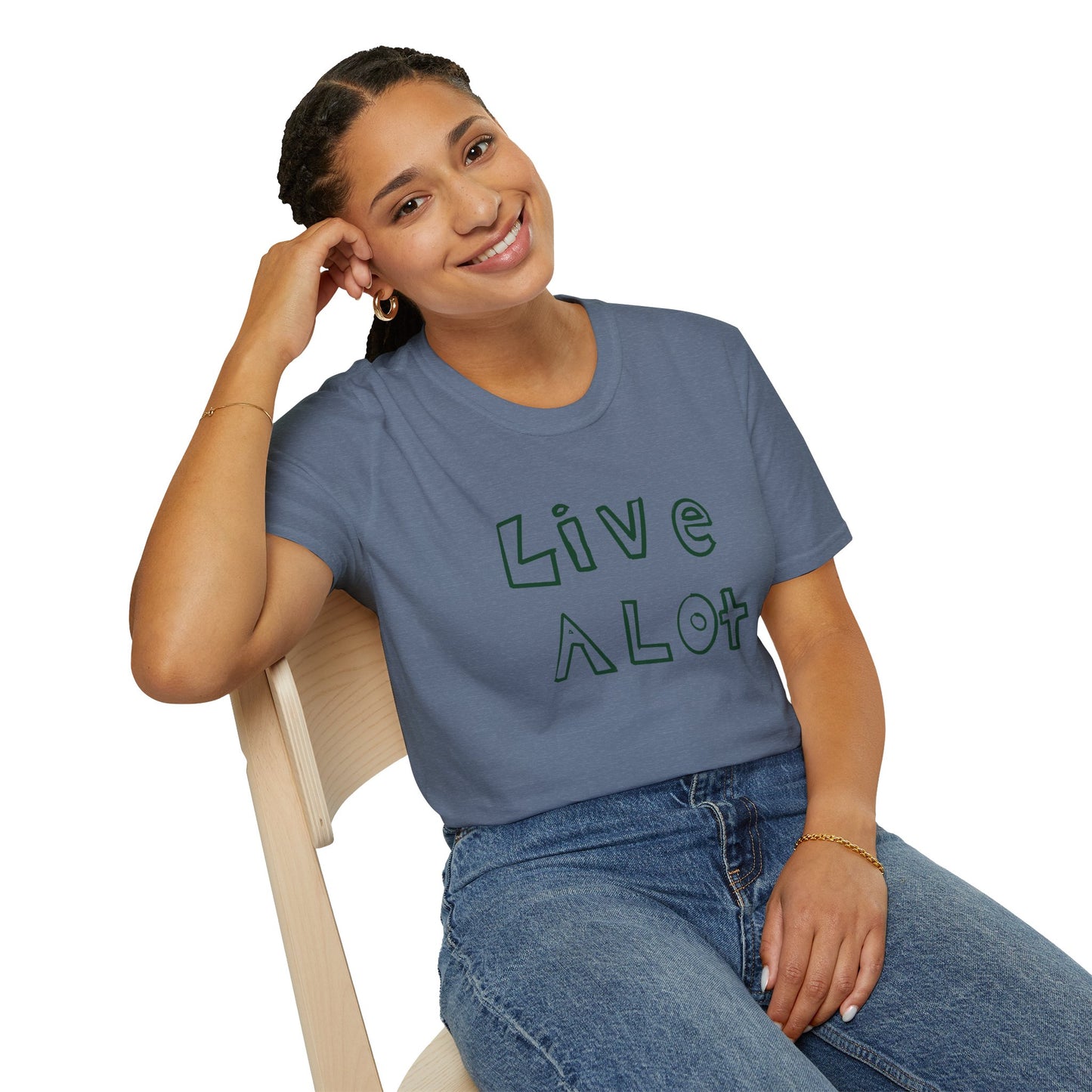 Live A Lot - Soft-Style Tee (Multiple Color Options)