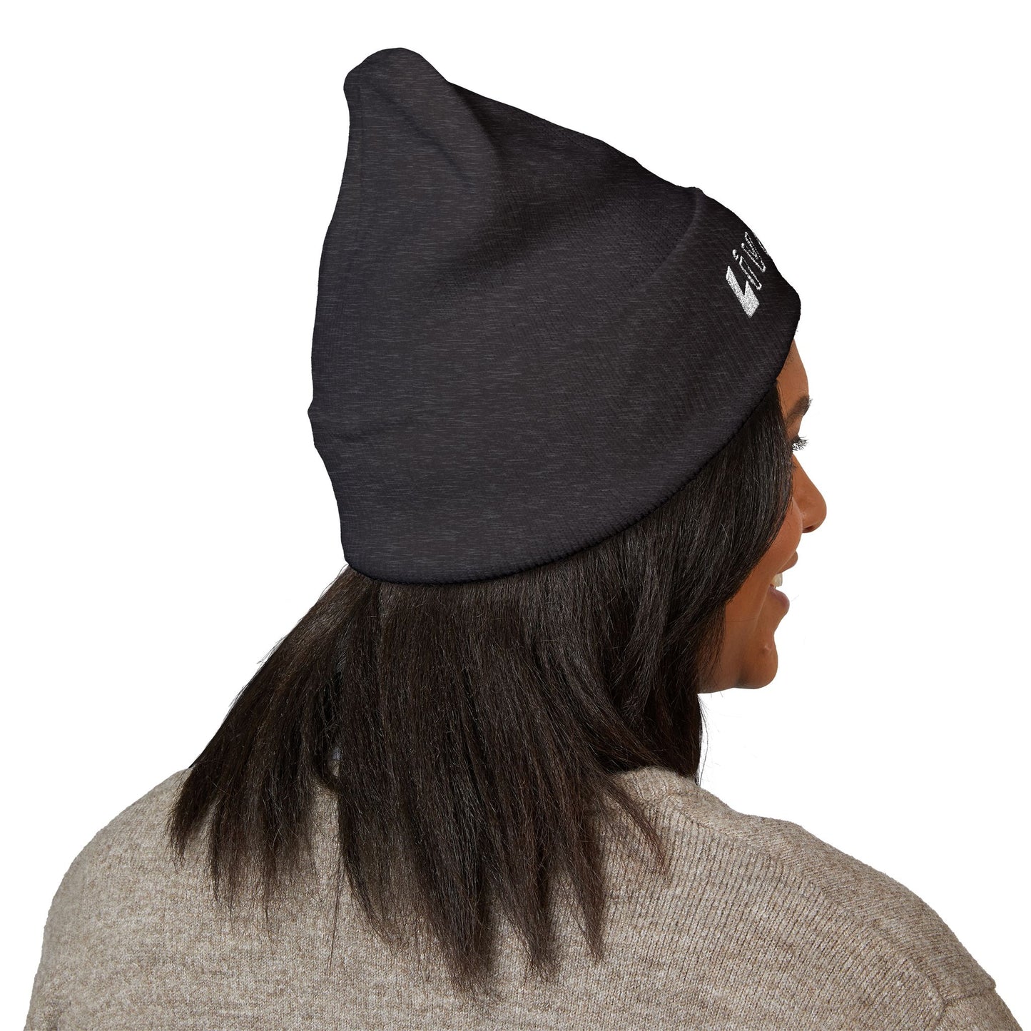 LIVE A LOT - Embroidered Beanie – WHITE (various color options)