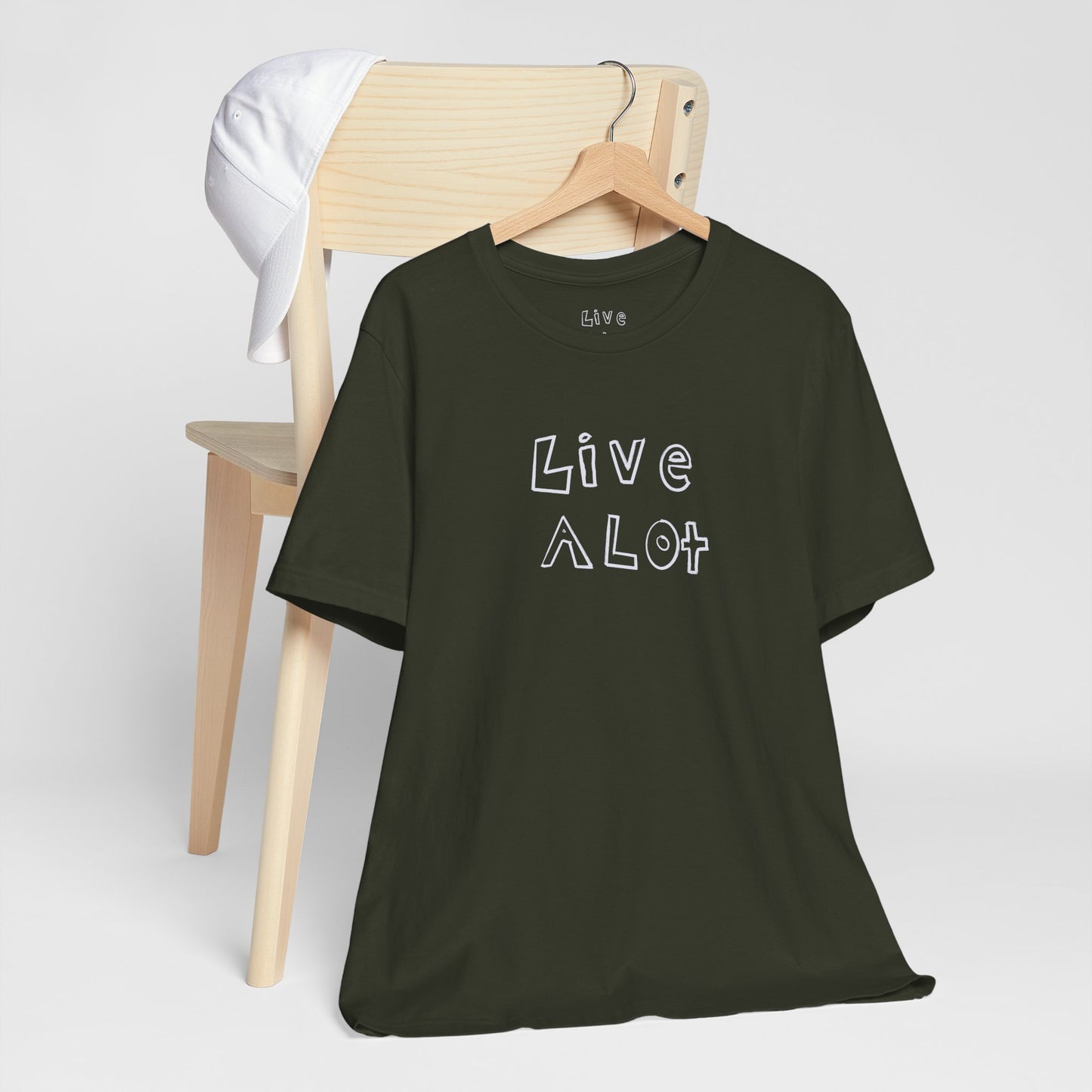 Live A Lot - Classic Jersey Tee (Multiple Color Options)