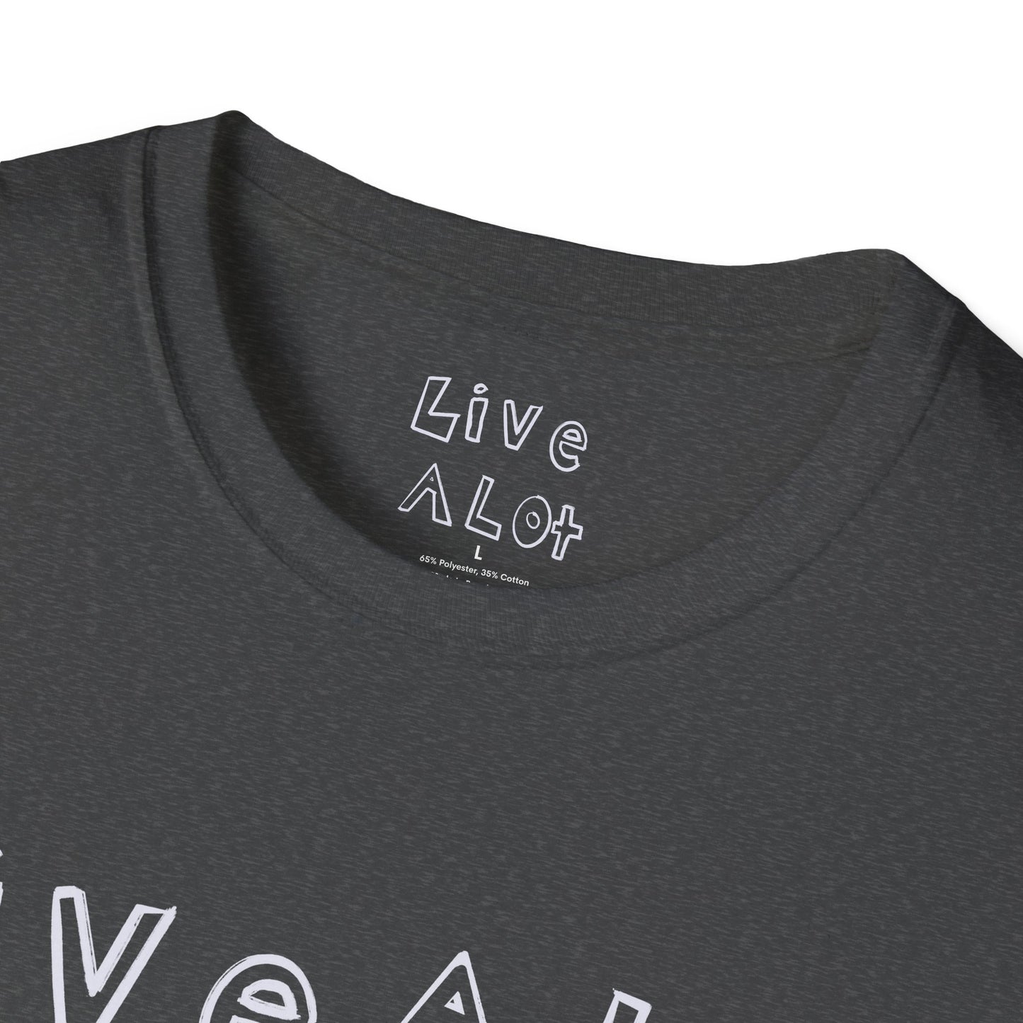 Live A Lot - Surfer Tee — Front & Back Print (Multiple Color Options)
