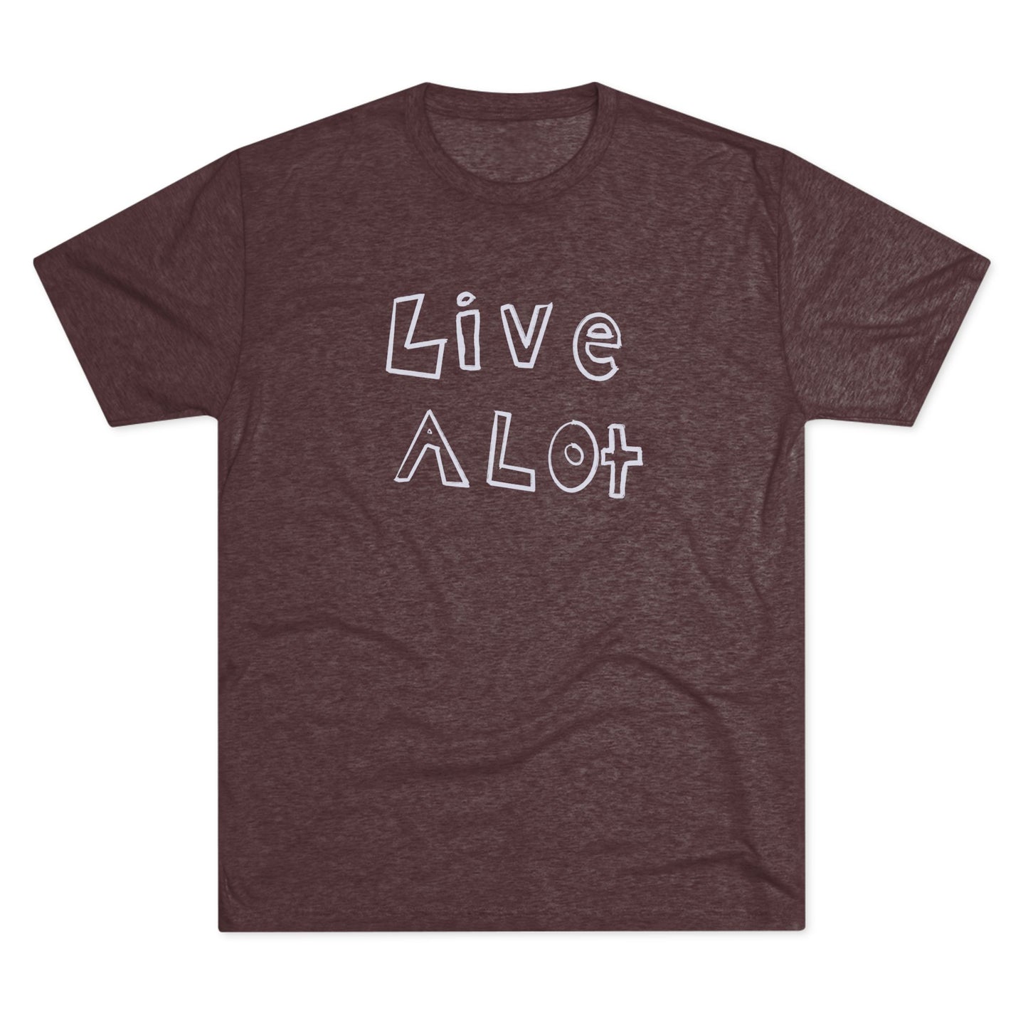 Live A Lot - Tri-Blend Tee (Multiple Color Options)