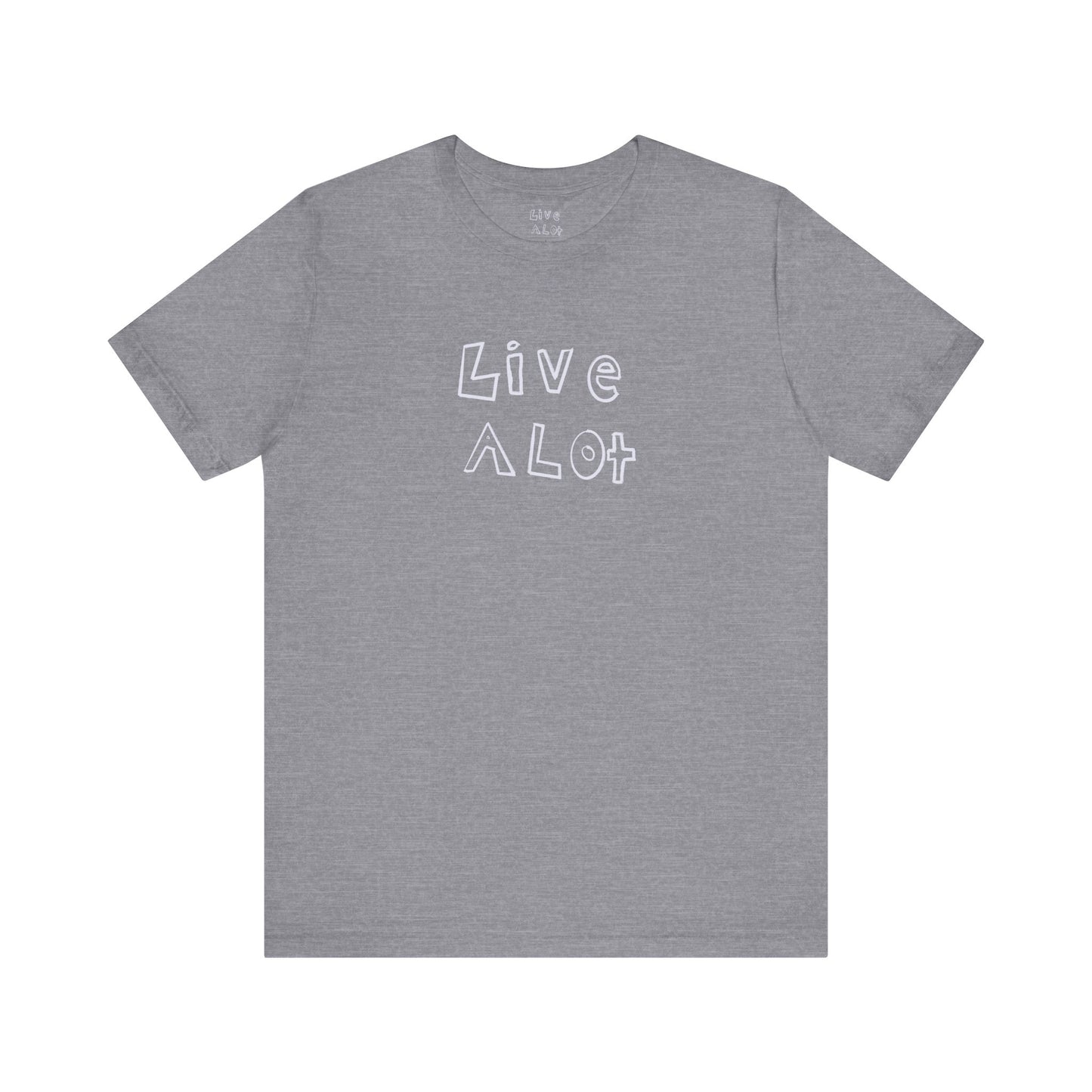 Live A Lot - Classic Jersey Tee (Multiple Color Options)