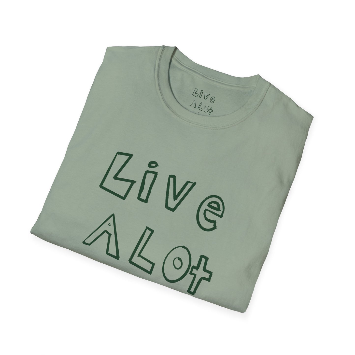 Live A Lot - Soft-Style Tee (Multiple Color Options)