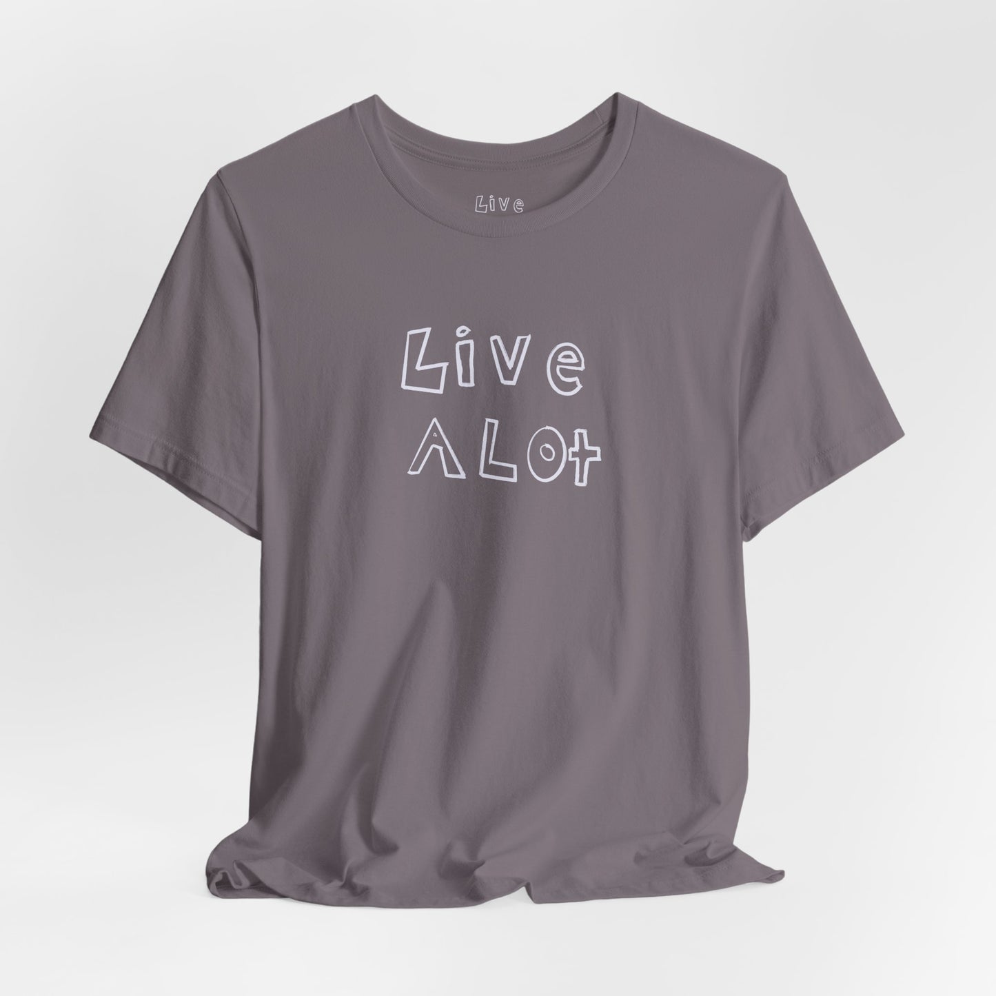 Live A Lot - Classic Jersey Tee (Multiple Color Options)