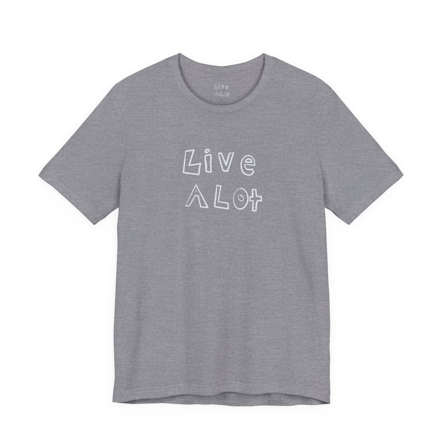 Live A Lot - Classic Jersey Tee (Multiple Color Options)