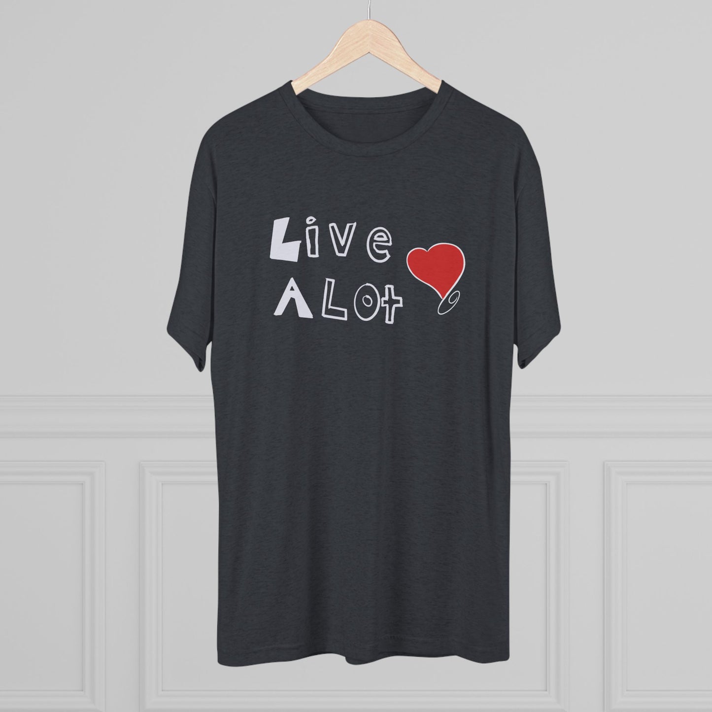 Live A Lot Tee — Heart Design / LA Edition (Multiple Color Options)
