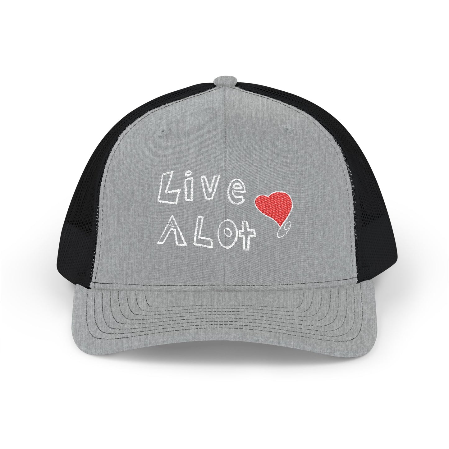 Live A Lot: Heart Trucker Hat