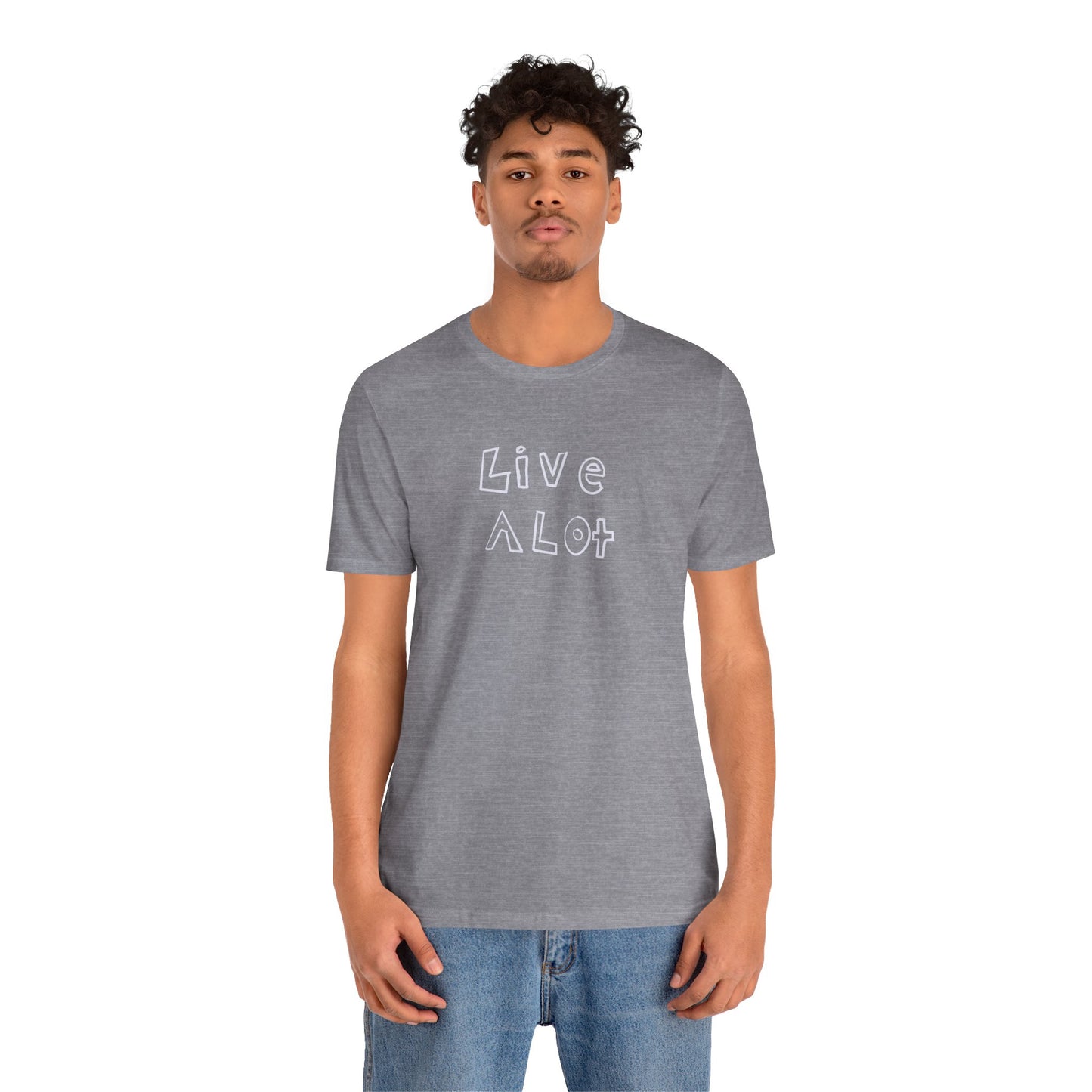 Live A Lot - Classic Jersey Tee (Multiple Color Options)