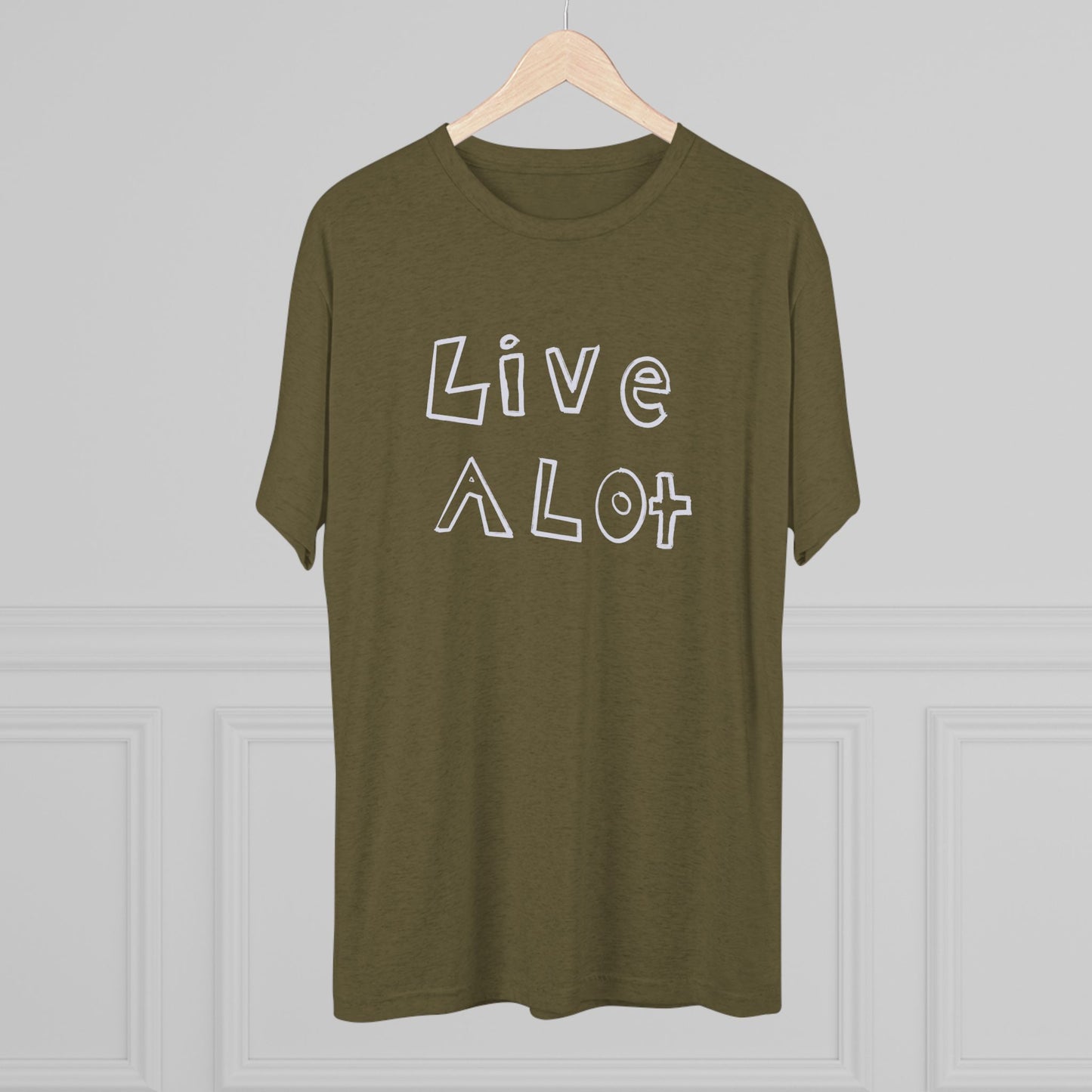 Live A Lot - Tri-Blend Tee (Multiple Color Options)