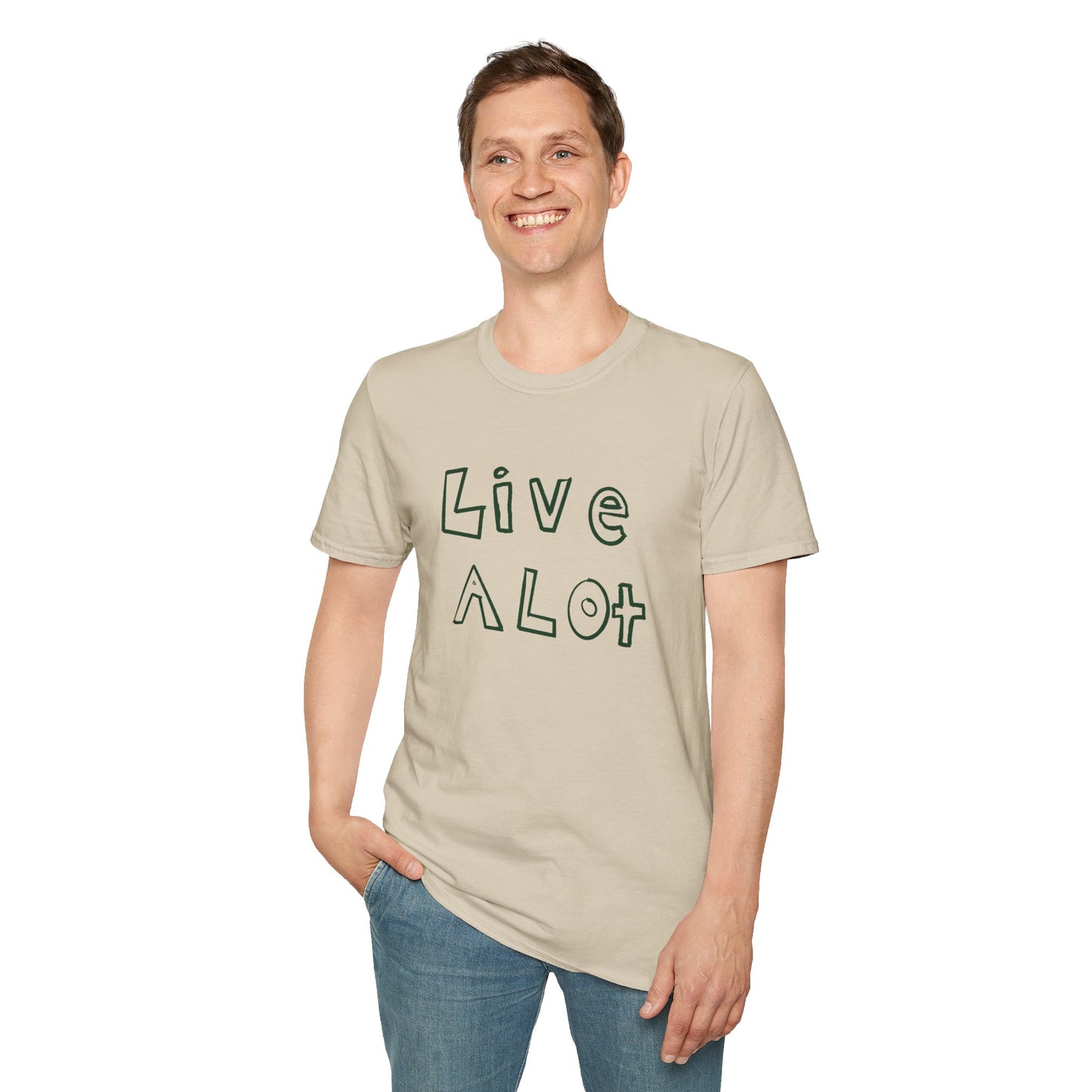 Live A Lot - Soft-Style Tee (Multiple Color Options)