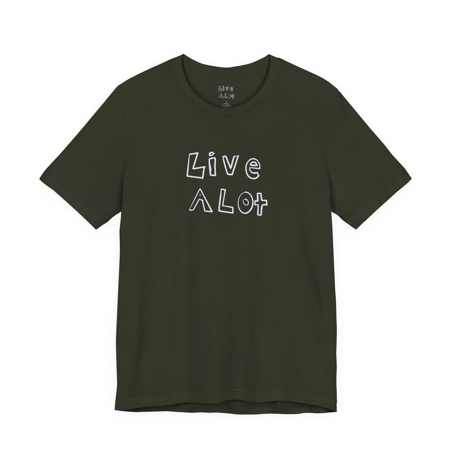 Live A Lot - Classic Jersey Tee (Multiple Color Options)