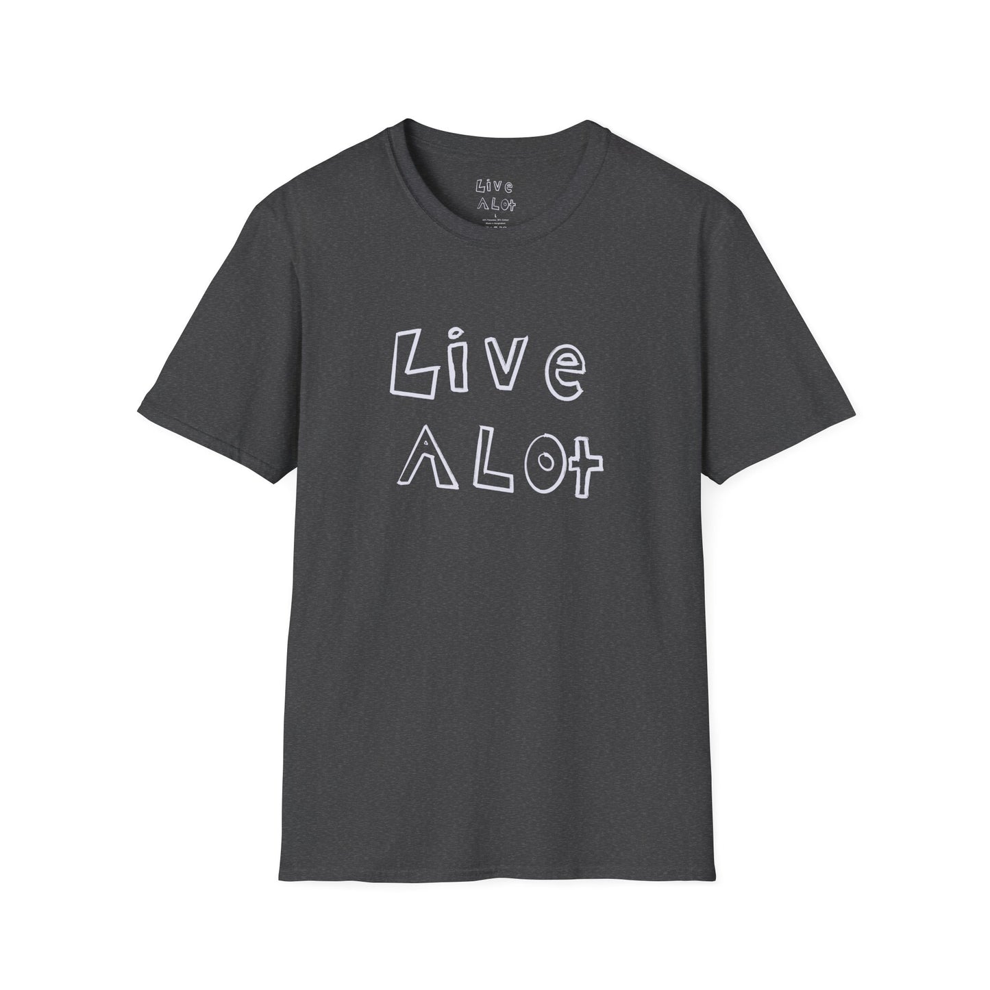 Live A Lot - Soft-Style Tee (Multiple Color Options)