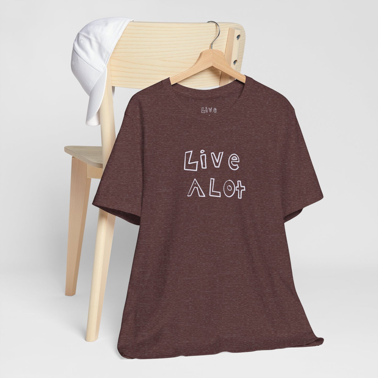 Live A Lot - Classic Jersey Tee (Multiple Color Options)