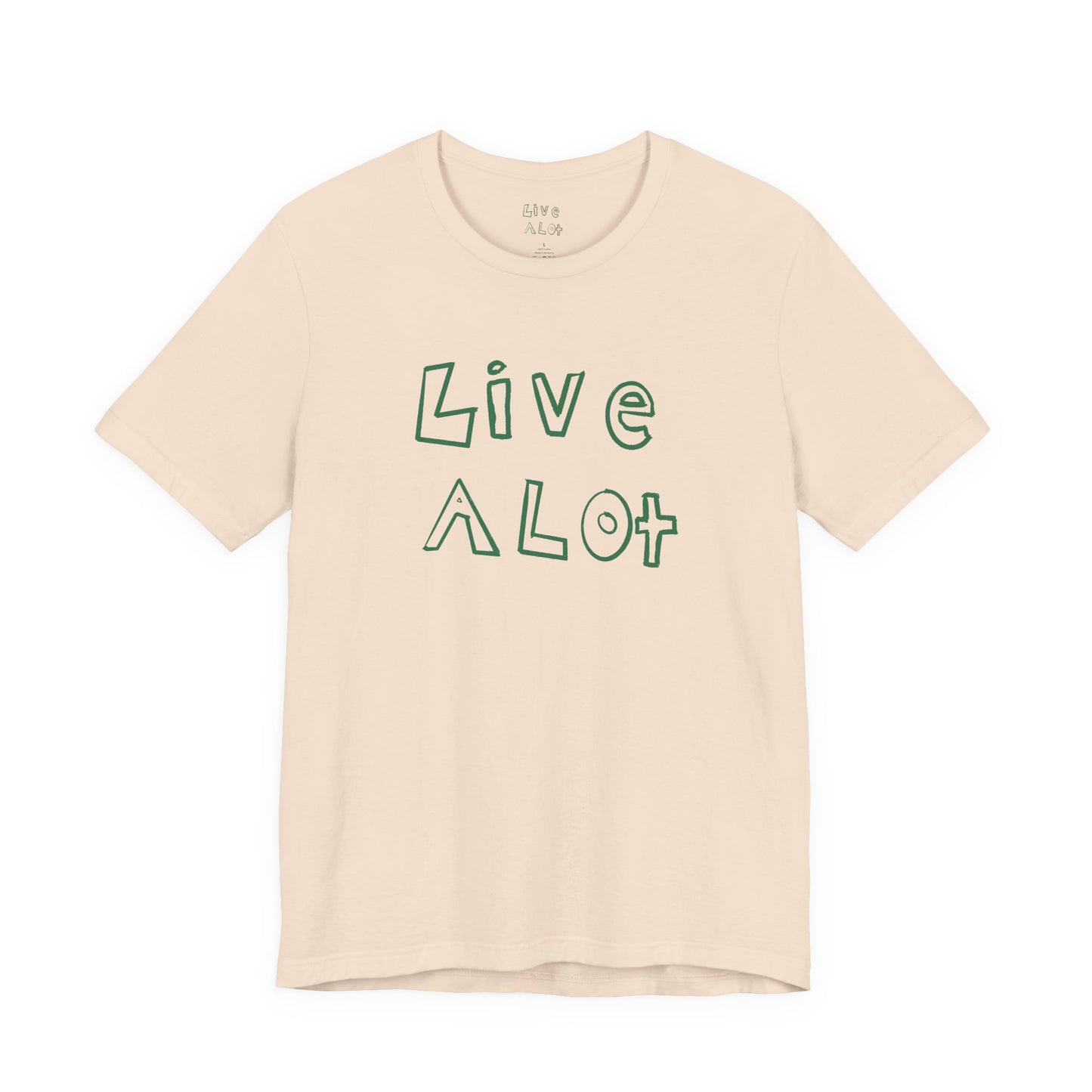 Live A Lot - Unisex Jersey Tee (Multiple Color Options)