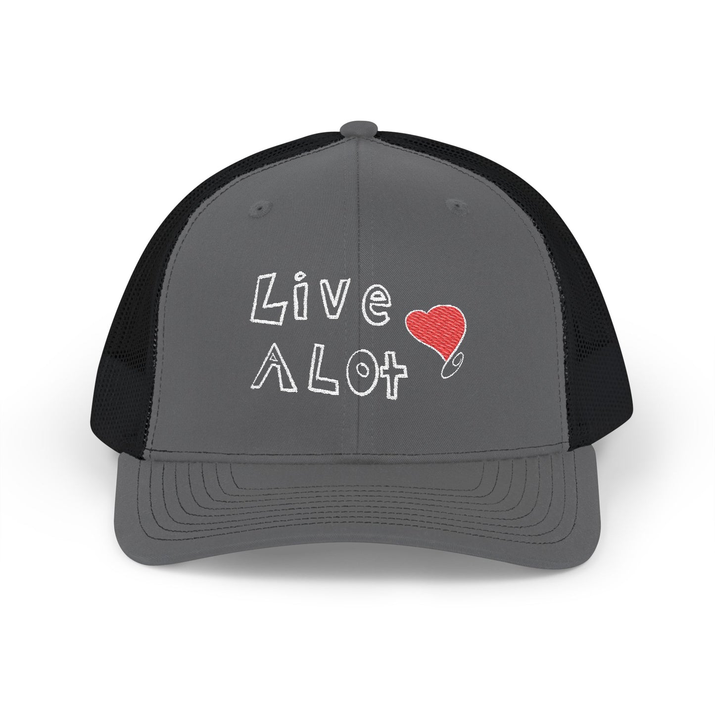 Live A Lot: Heart Trucker Hat