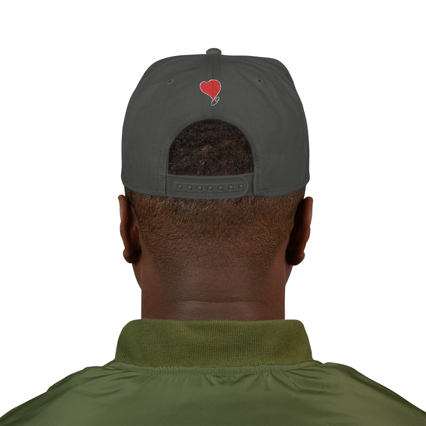 LIVE A LOT (Heart): Snapback Hat (many color combinations)