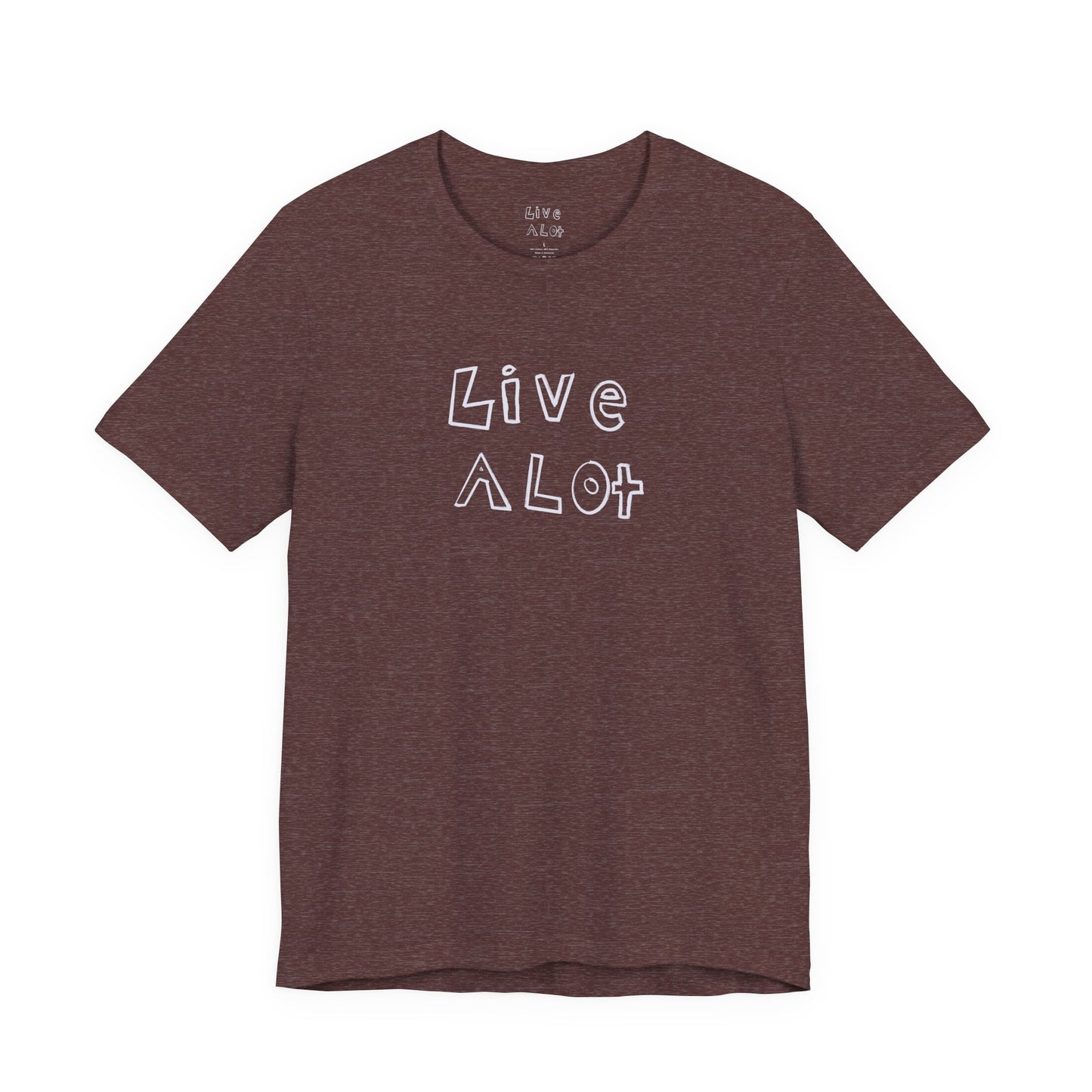Live A Lot - Classic Jersey Tee (Multiple Color Options)