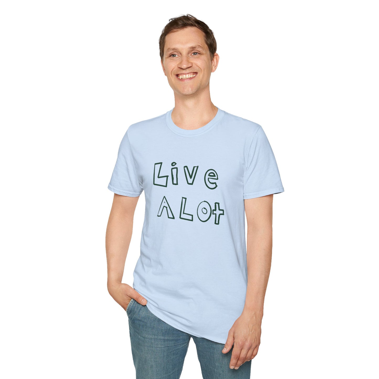 Live A Lot - Soft-Style Tee (Multiple Color Options)