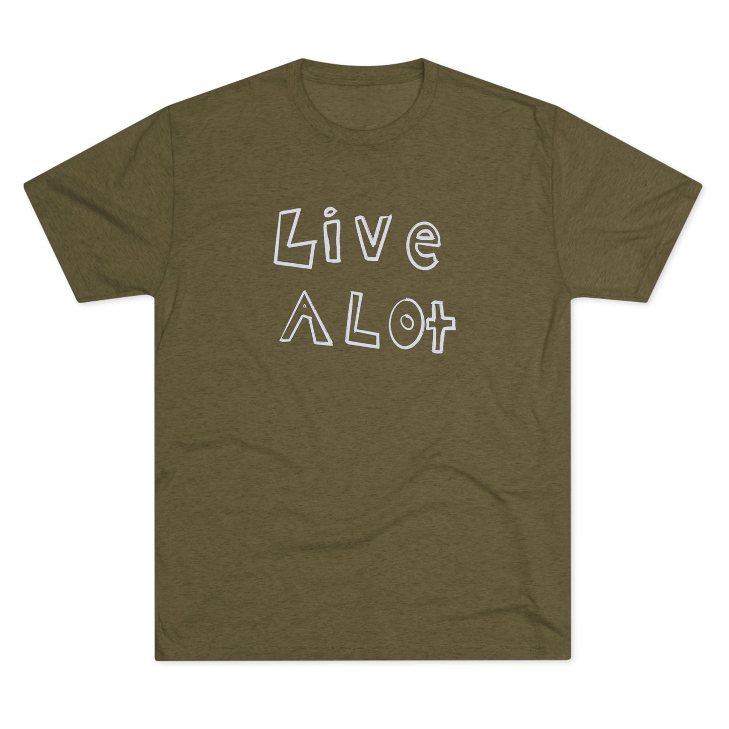 Live A Lot - Tri-Blend Tee (Multiple Color Options)